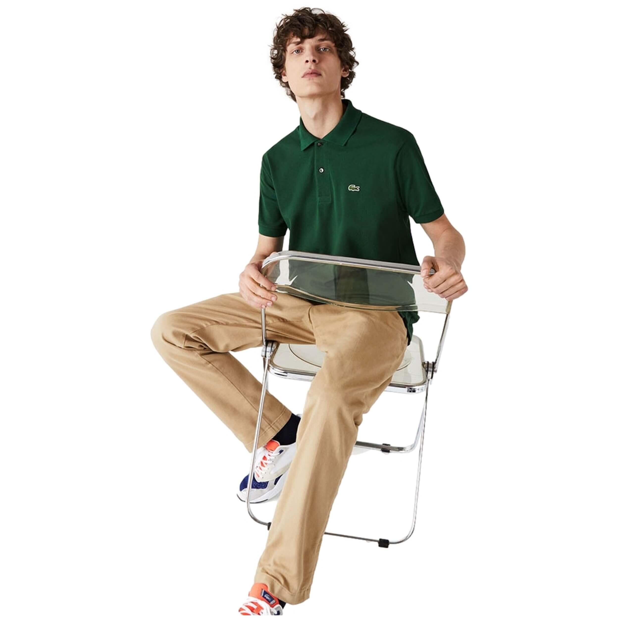 Polo de manga corta Lacoste modelo L121200132 para hombre 4/6