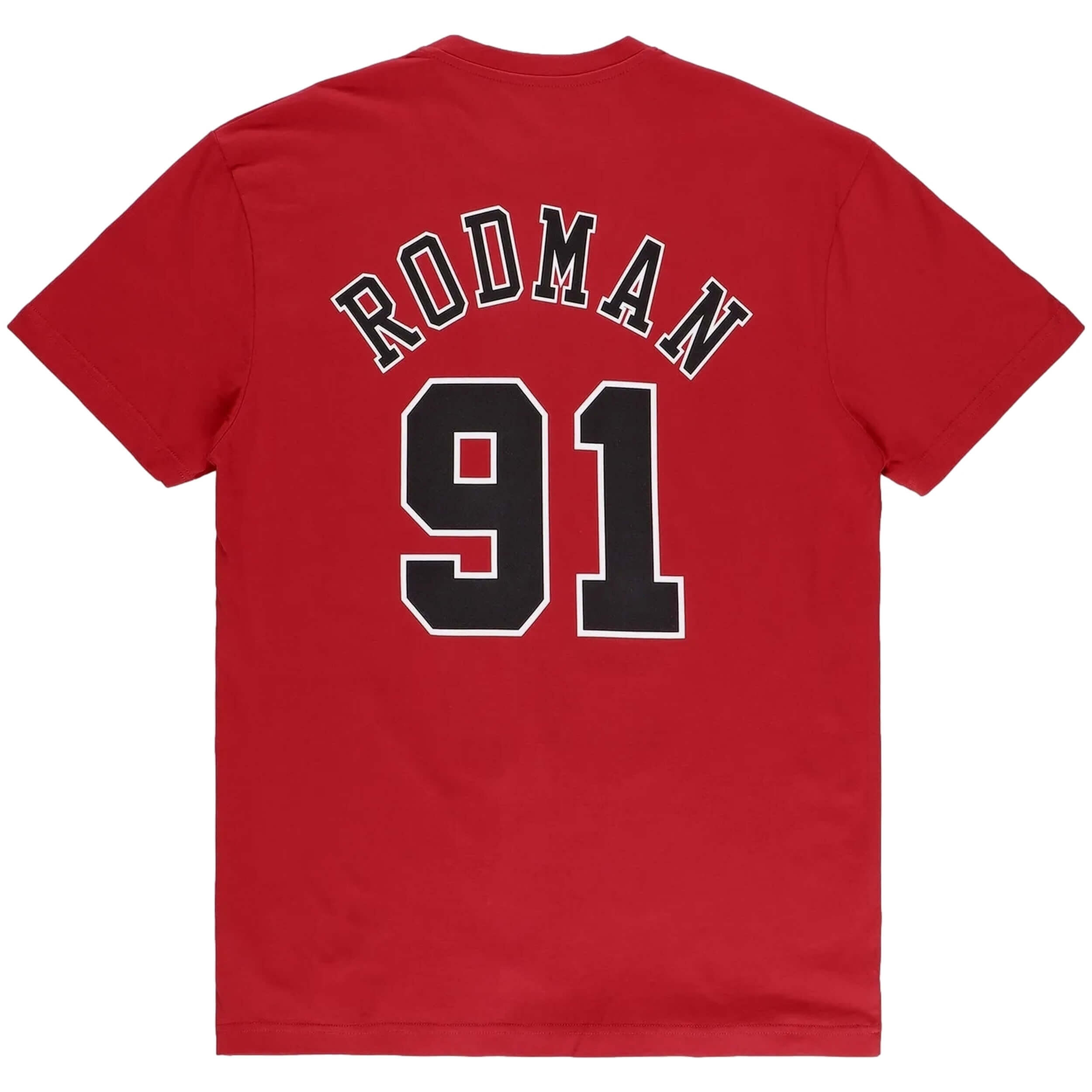 Camiseta de manga corta Mitchell & ness NBA Bulls Dennis Rodman para hombre 3/5