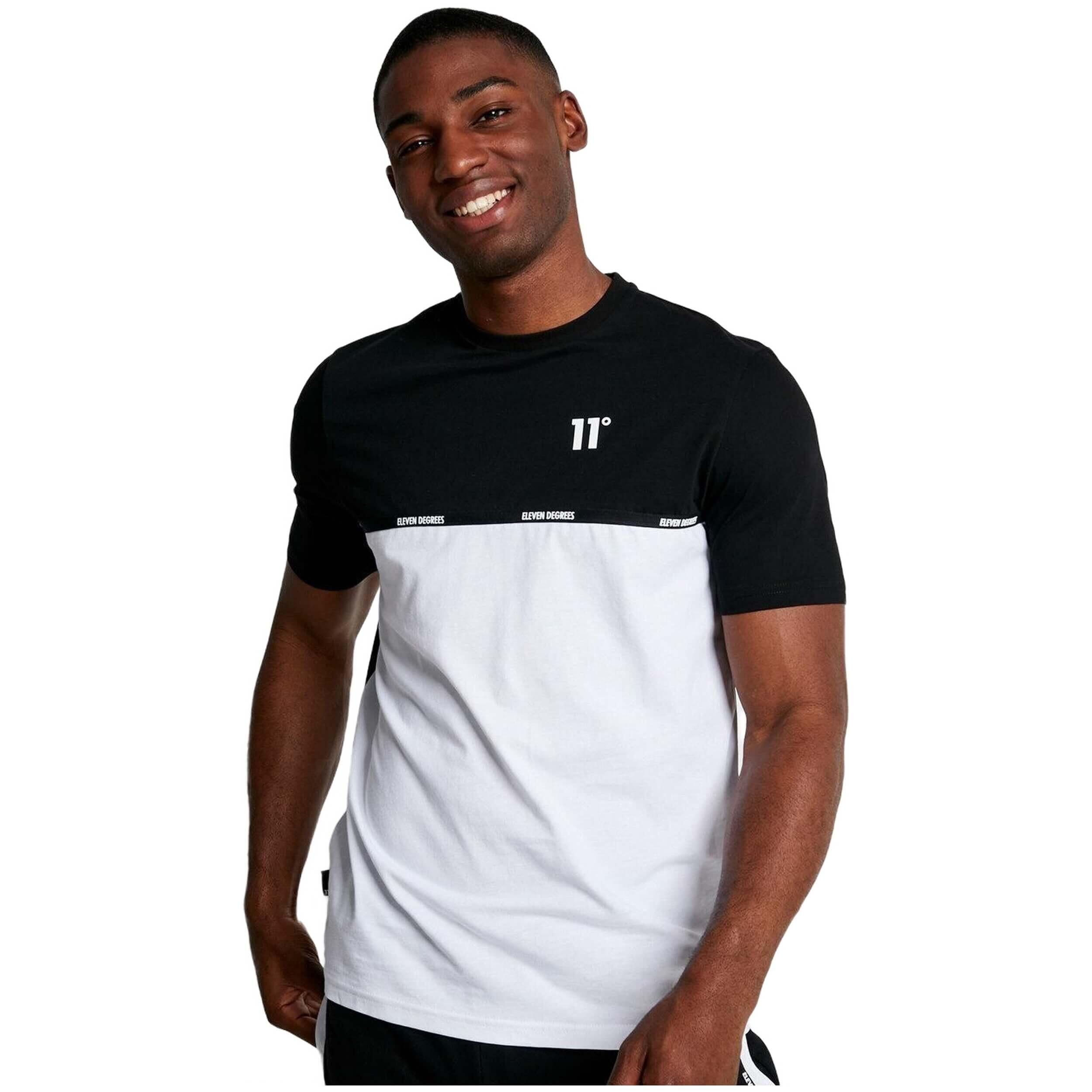 T-shirt 11 degrees modèle 11D3093-047 pour homme 3/4
