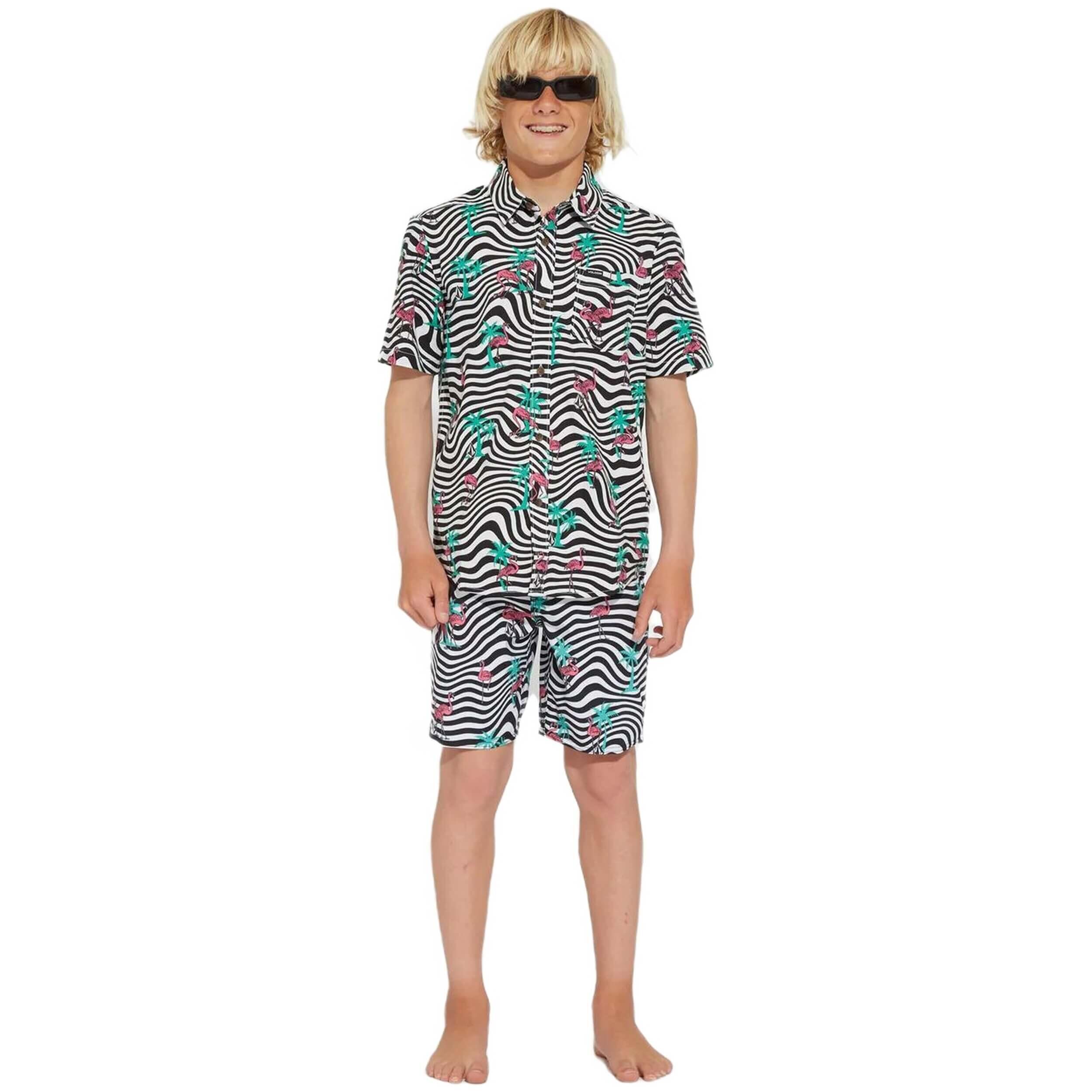 Maillot de bain Volcom modèle C0812335_WHT pour enfants 5/5