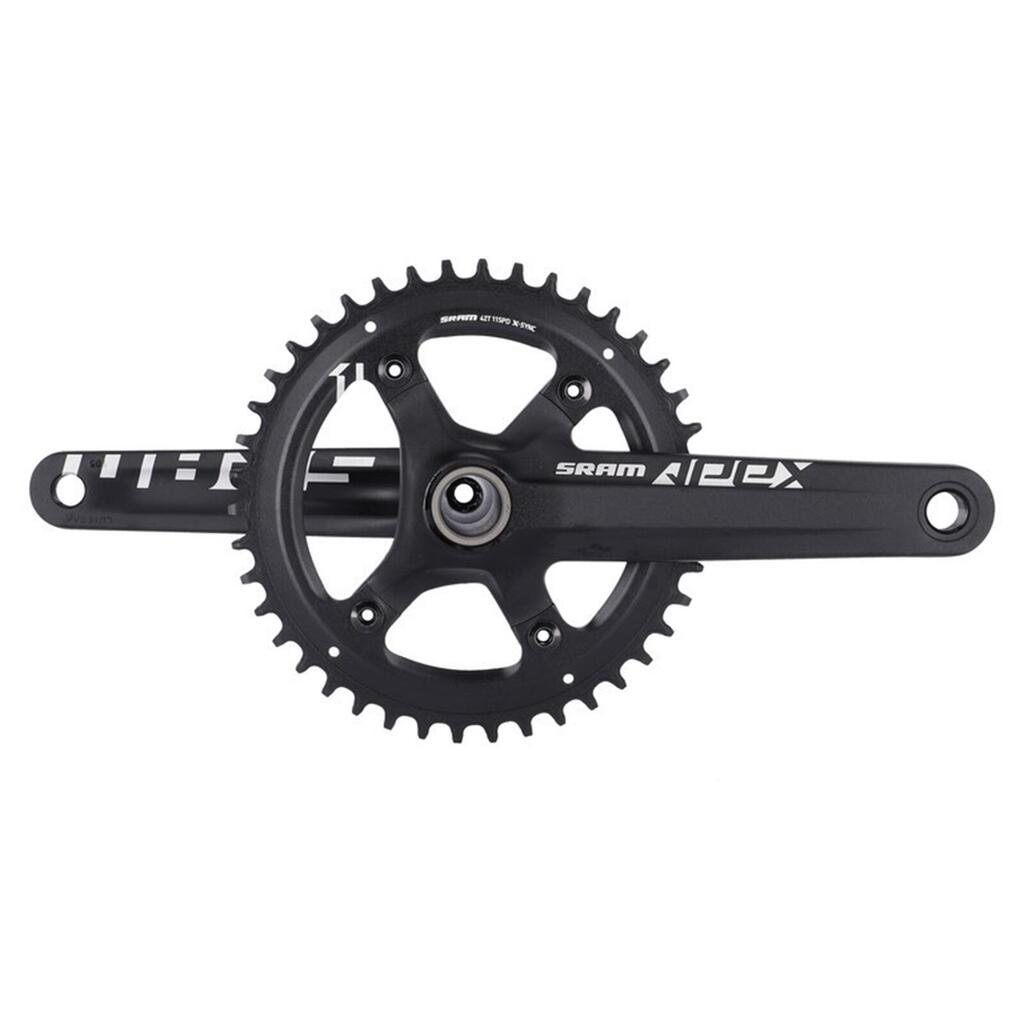 SRAM Apex 1 GXP crankset, 165 mm.