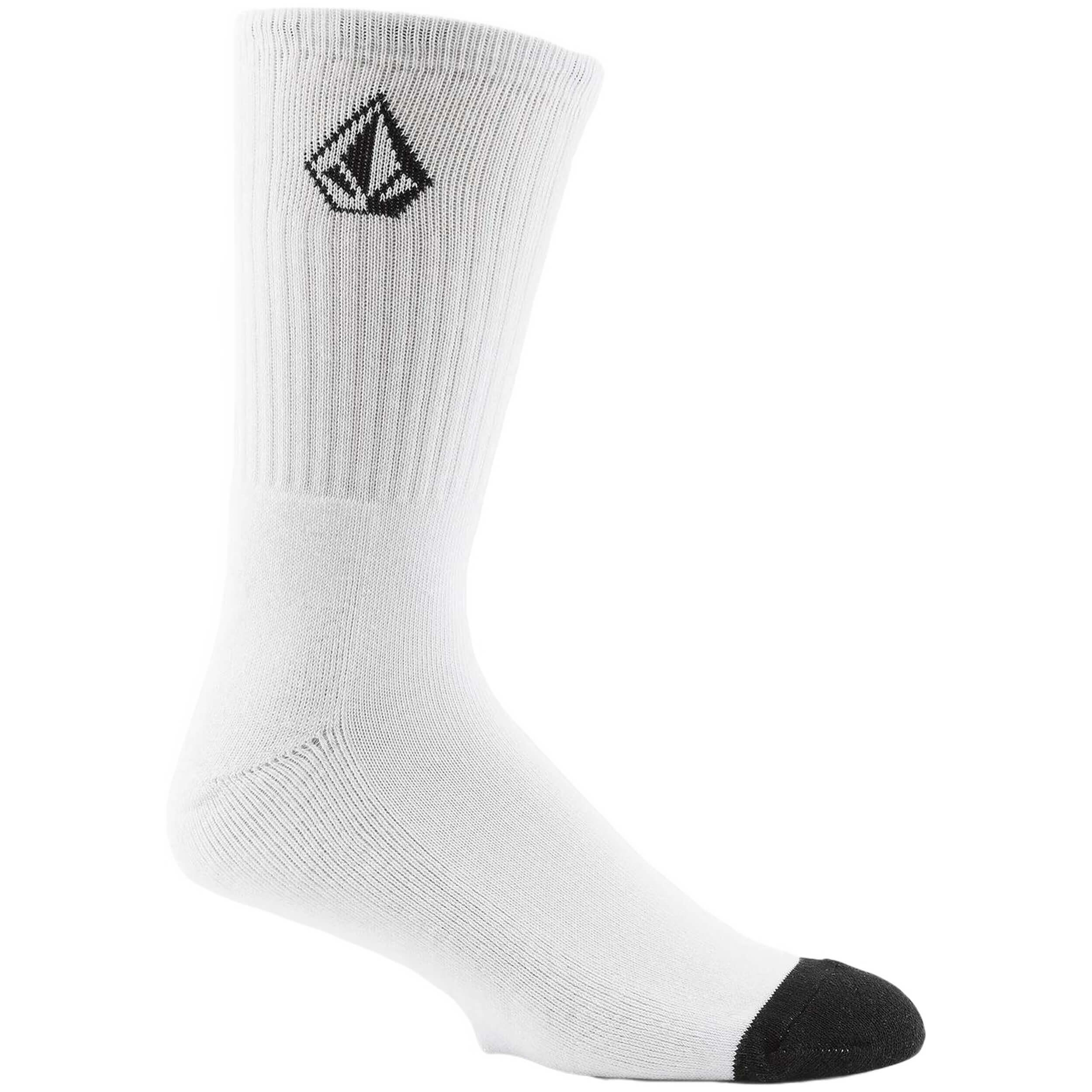 Meias Volcom Full stone para unissexo em branco 5/5