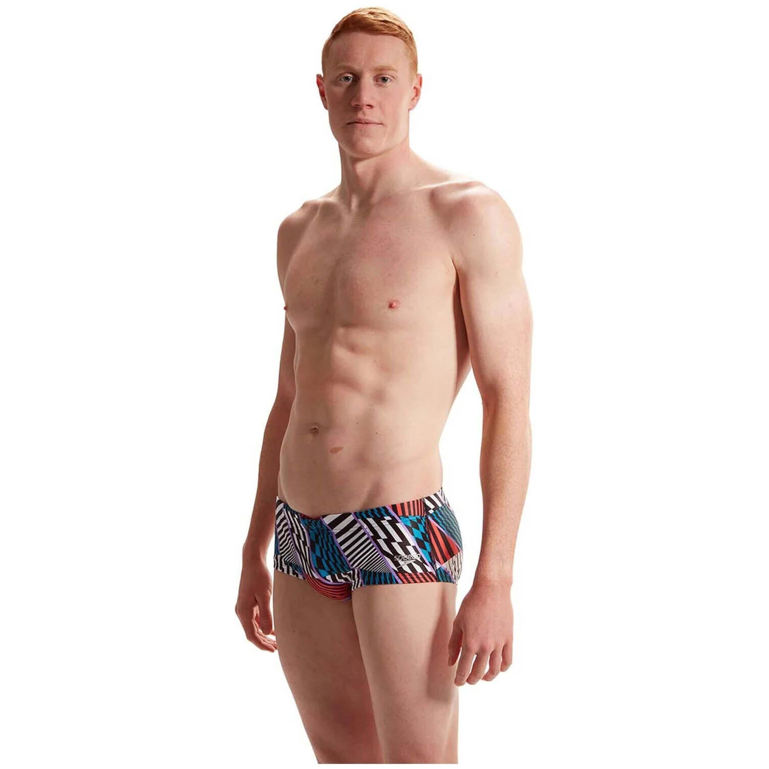 Speedo - Maillot De Bain Speedo 13.5cm Club Training Allover Brief Pour Homme - Maillot De Bain 1 Pièce - Multicolore - 36 Xs - Decathlon