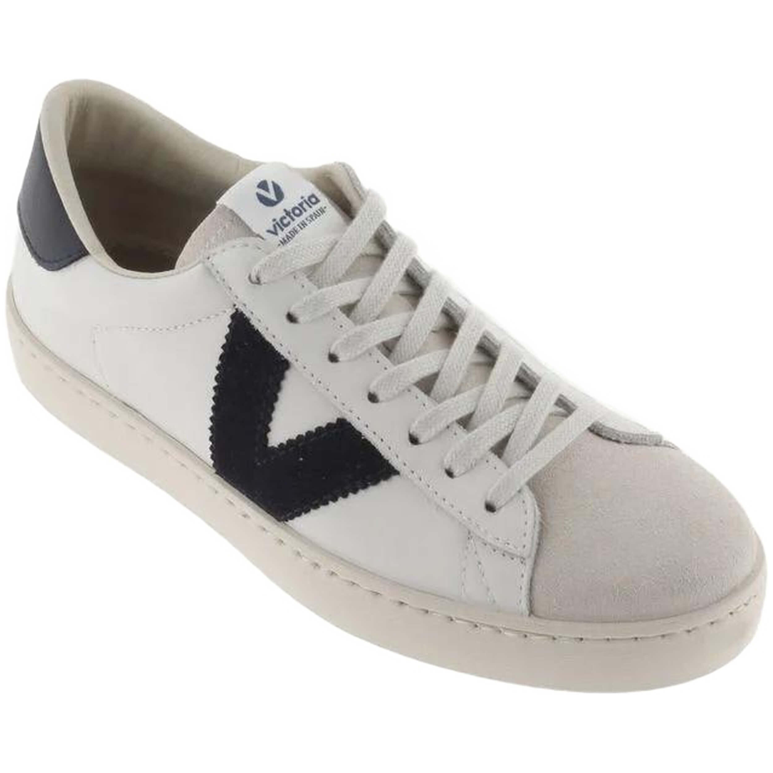 Berlin Leather & Split Womens Sports Low Top Lace Up Trainers 2/5