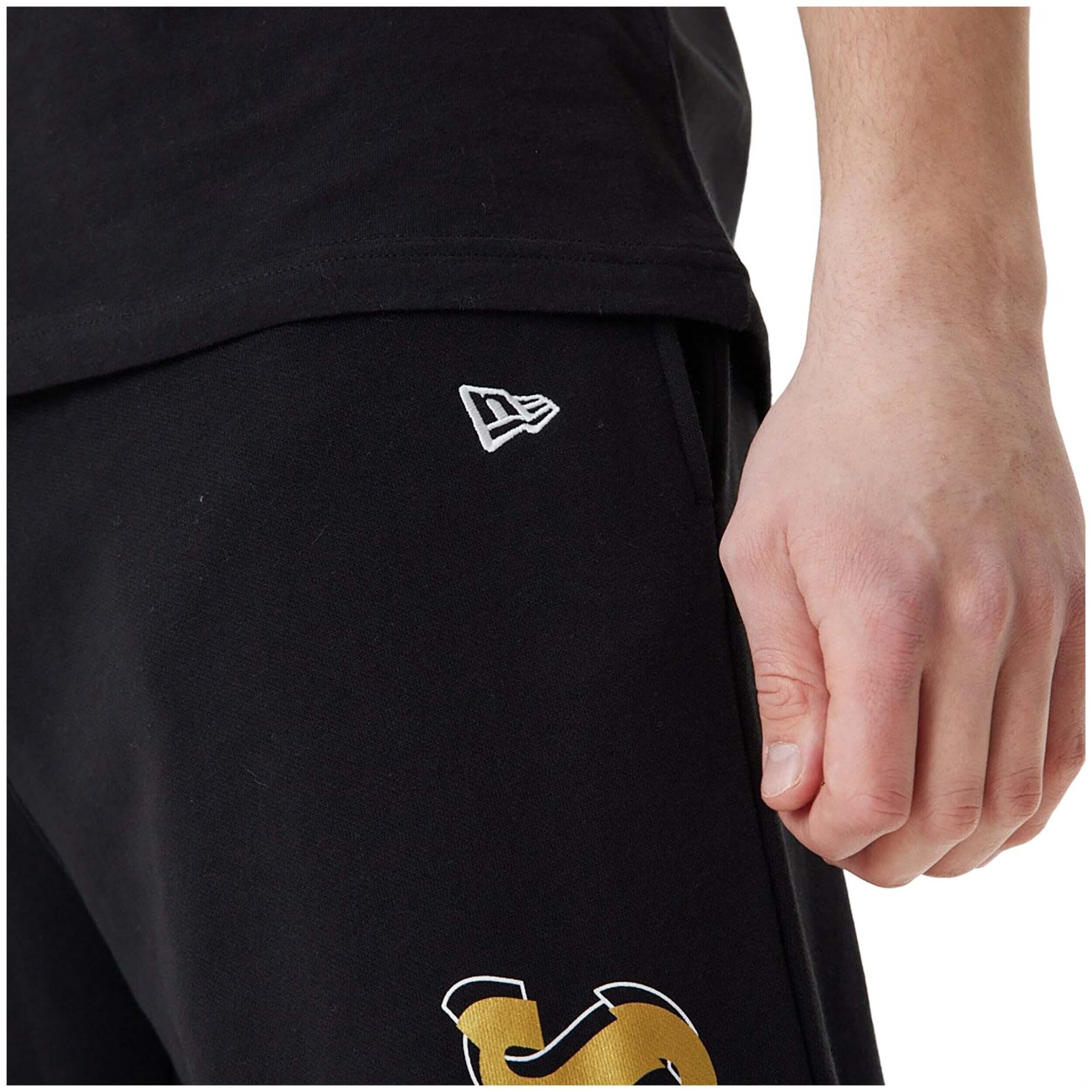 Pantaloni da uomo di New Era NBA Team Script Jogger Chicago Bulls 4/5