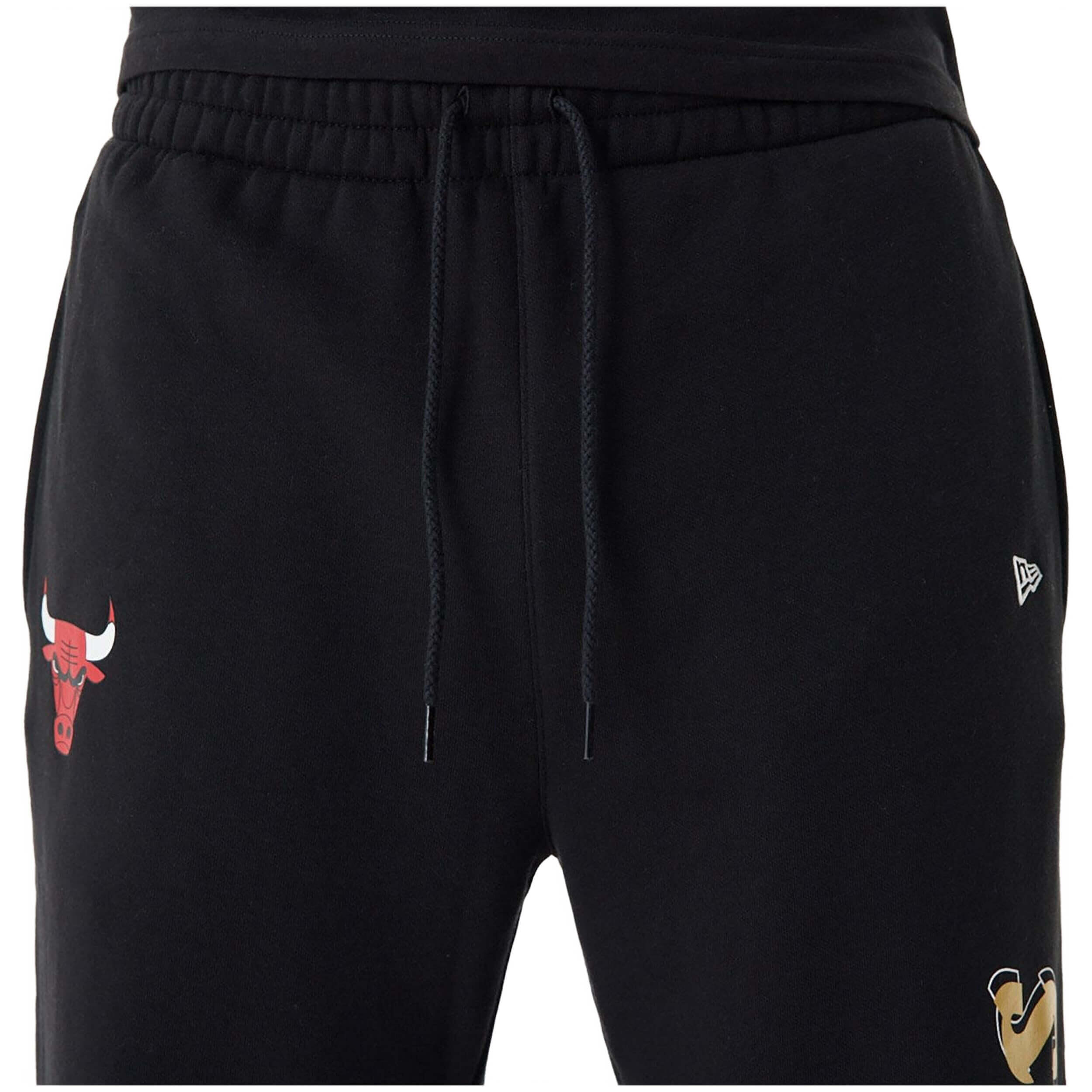 Pantaloni da uomo di New Era NBA Team Script Jogger Chicago Bulls 5/5