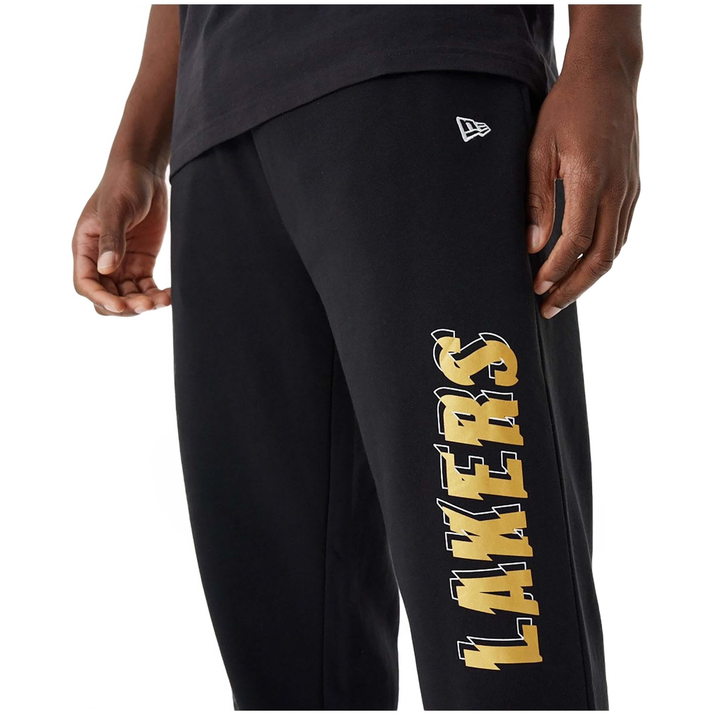 Pantaloni lunghi New era Lakers per uomini 3/5