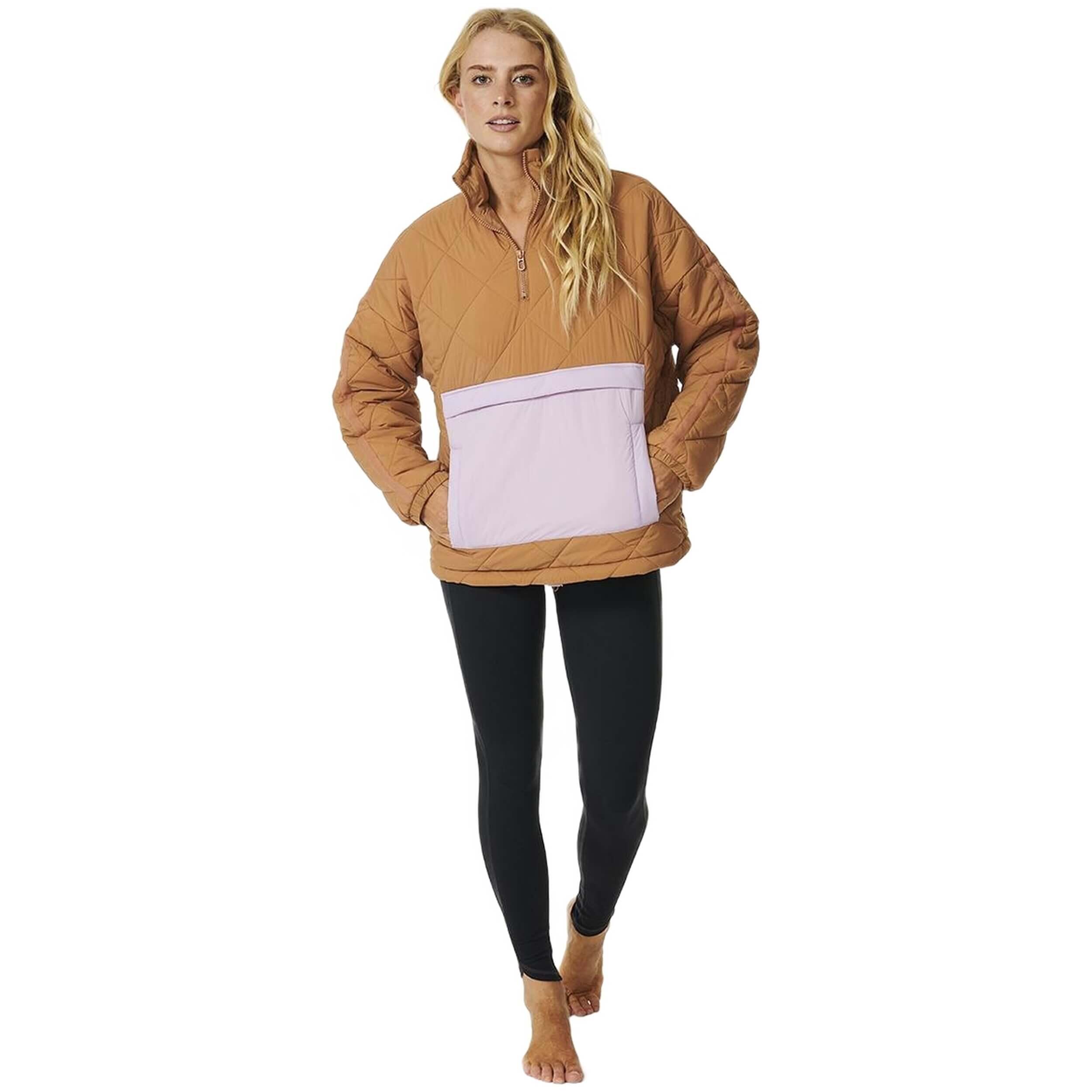 Veste Rip curl 016WJA-LIGHTBROWN pour femmes 5/5
