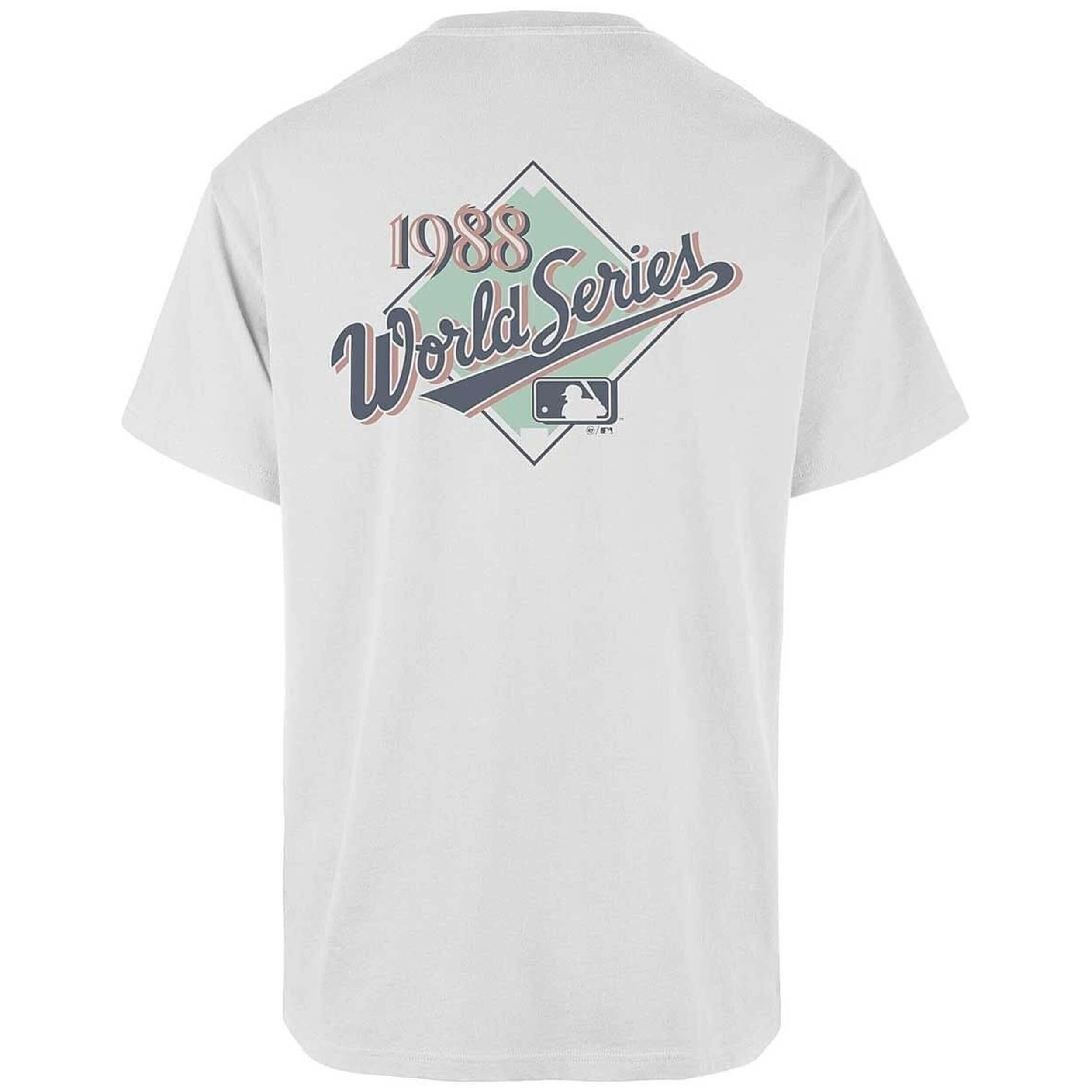 Maglia a maniche corte 47 brand Mlb Los Angeles Dodgers Backer per uomini 2/2