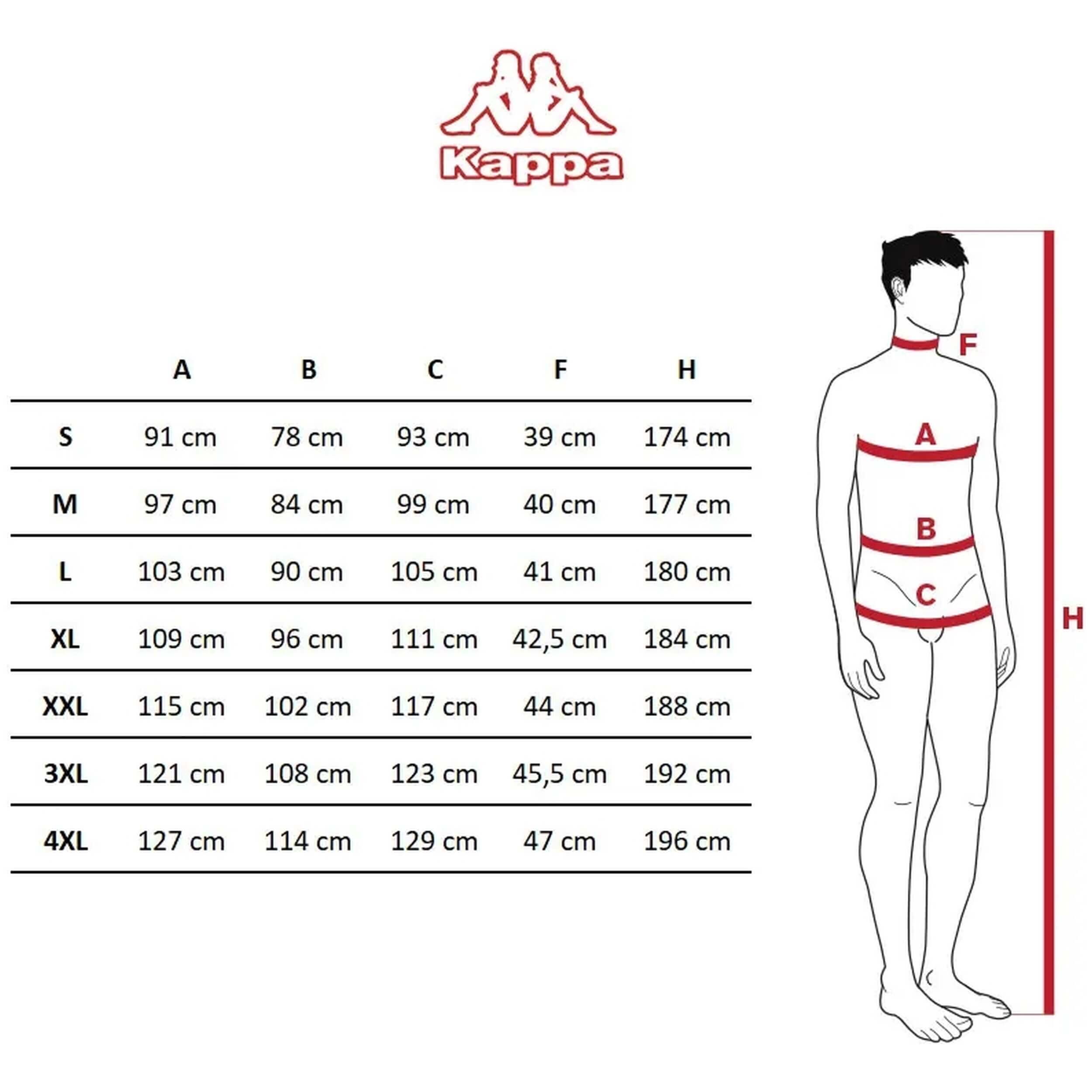 Maglia a maniche corte Kappa CROMEN SLIM per uomini 4/4