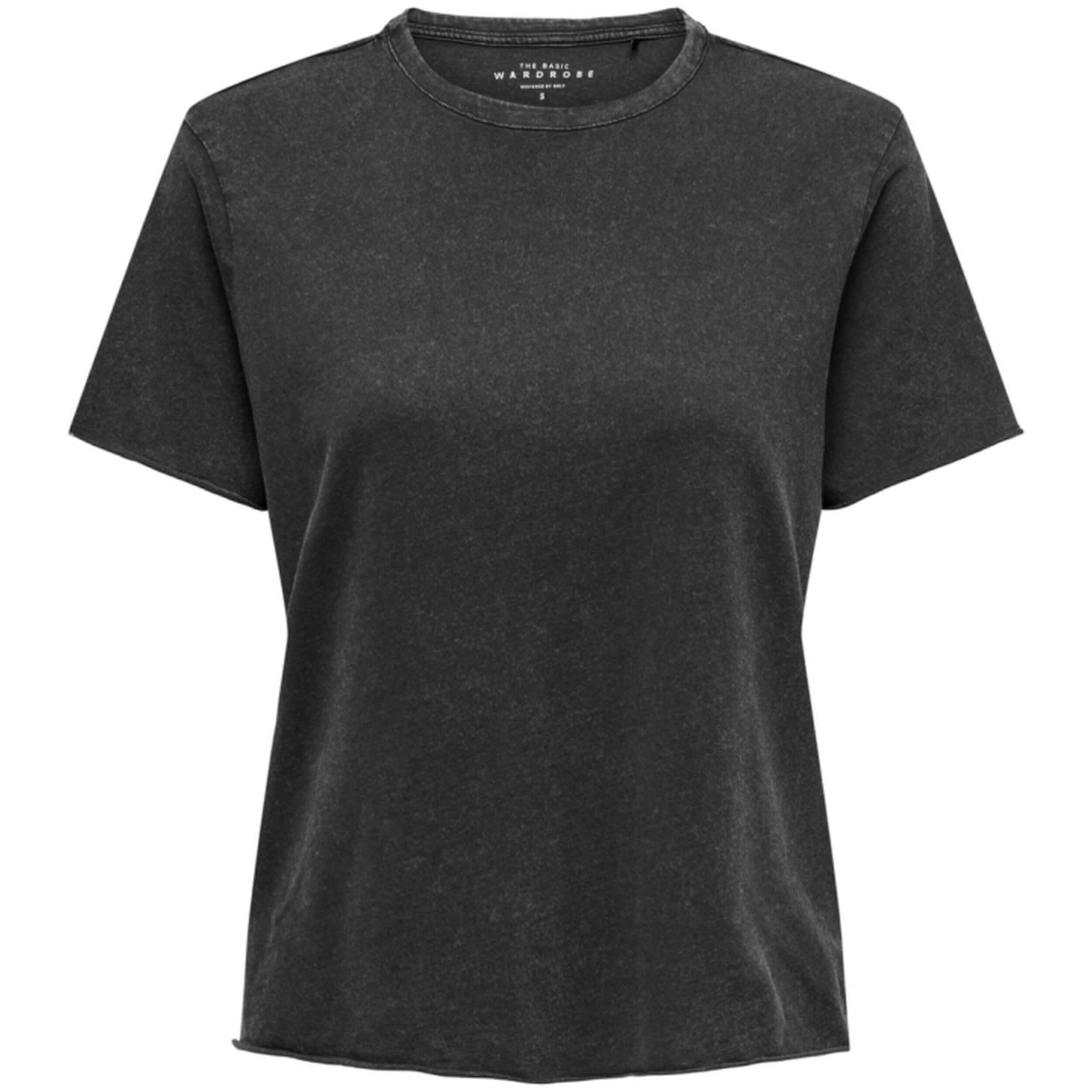 ONLY ONLVIC Damesshirt, 2 stuks, basic shirt, ronde hals, regular fit