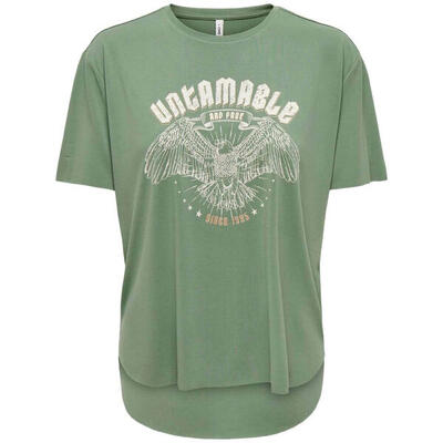 T-shirt met korte mouwen only model 15325533-green voor vrouwen