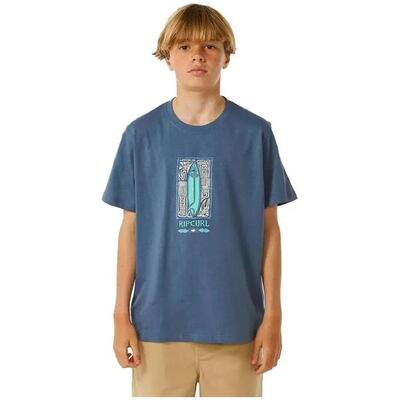 Camiseta de manga corta Rip curl Lost Islands para niños unisex