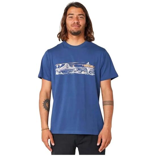T-shirt Rip Curl modèle 0FIMTE-9741 pour homme