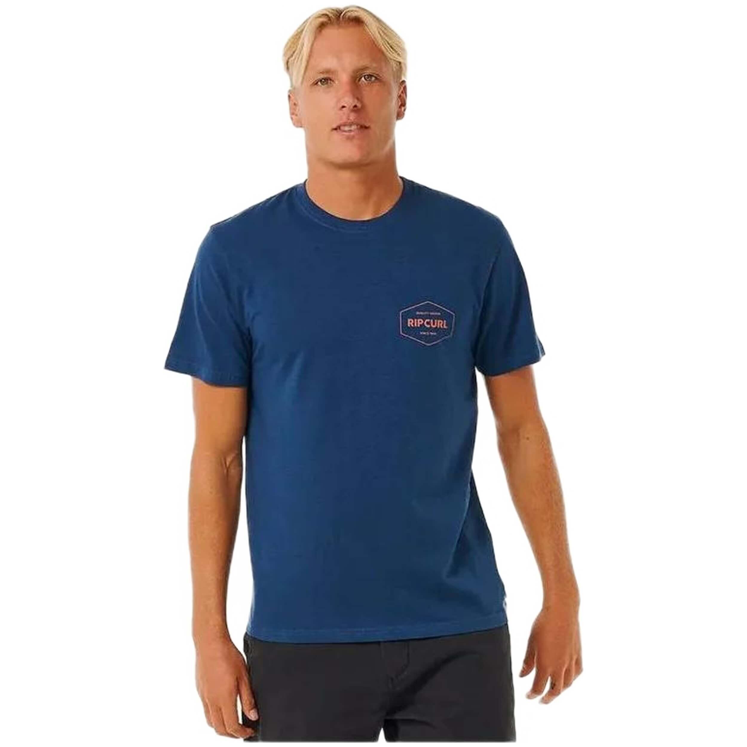 Maglia a maniche corte Rip curl modello 0ETMTE-9741 per uomini 3/5