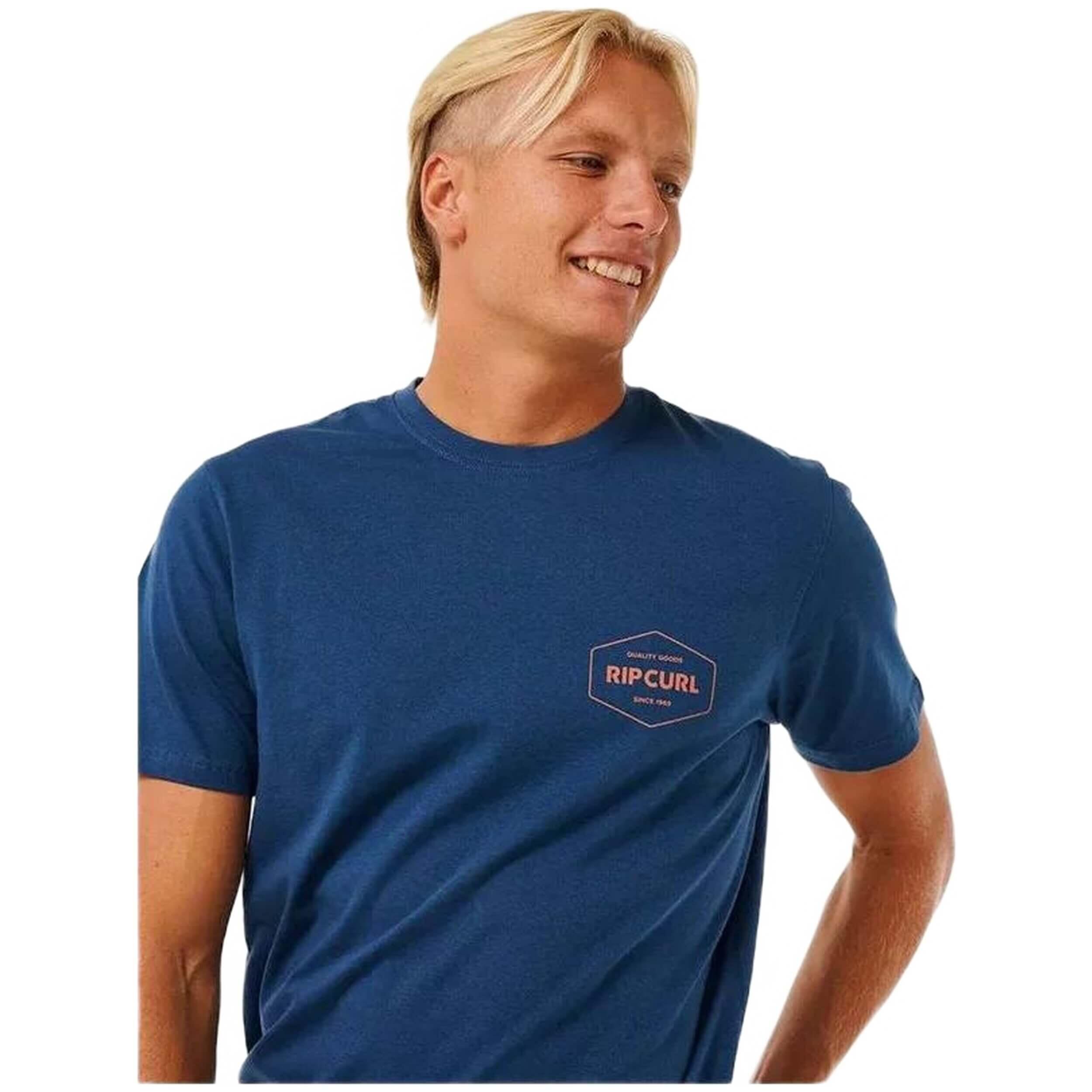 Maglia a maniche corte Rip curl modello 0ETMTE-9741 per uomini 4/5