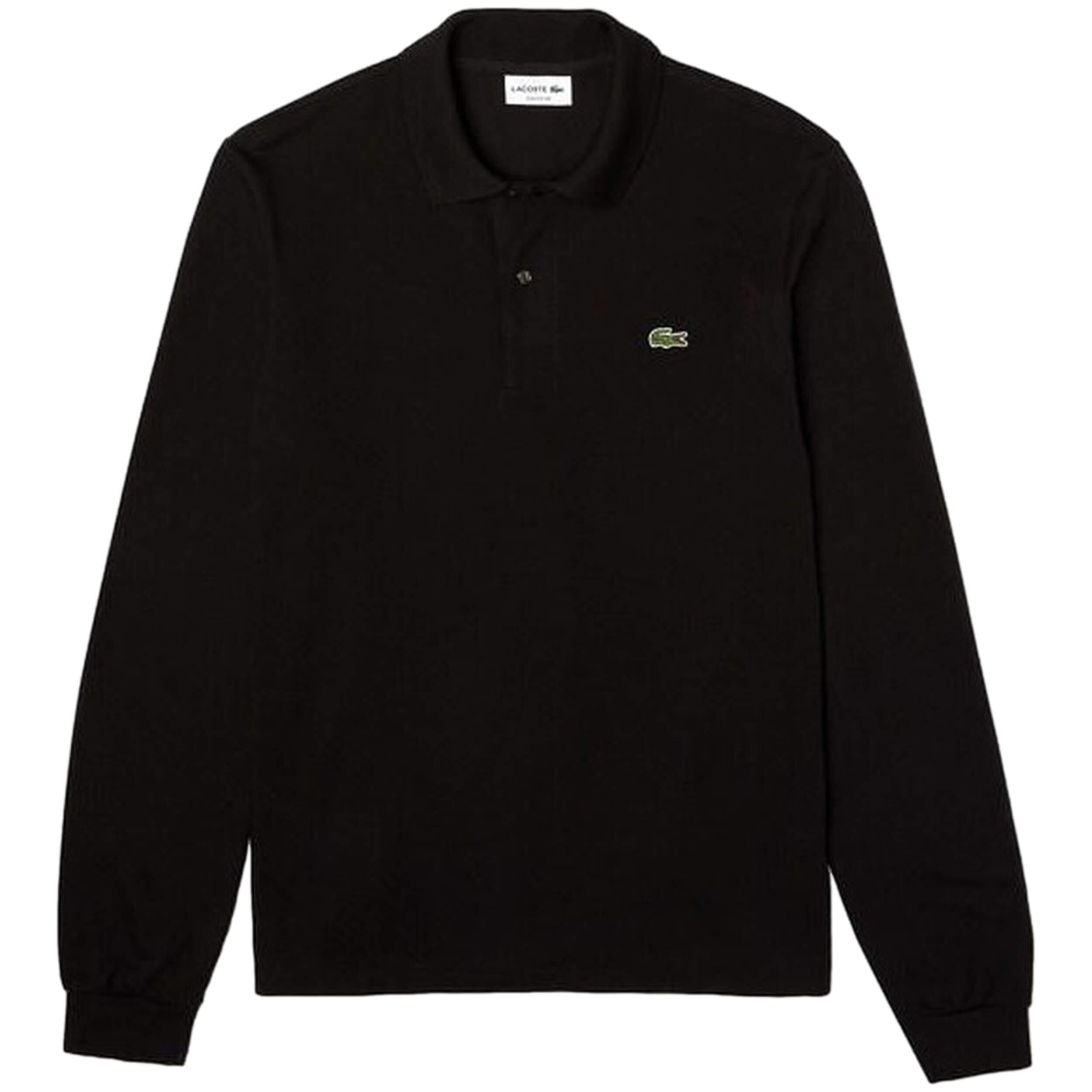 Lacoste - Polo Manches Longues Lacoste - Homme - Polo Manches Longues - Noir - Decathlon
