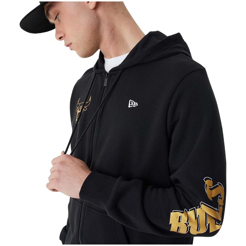 Pánská mikina New Era Team Script FZ Hoody Chicago Bulls