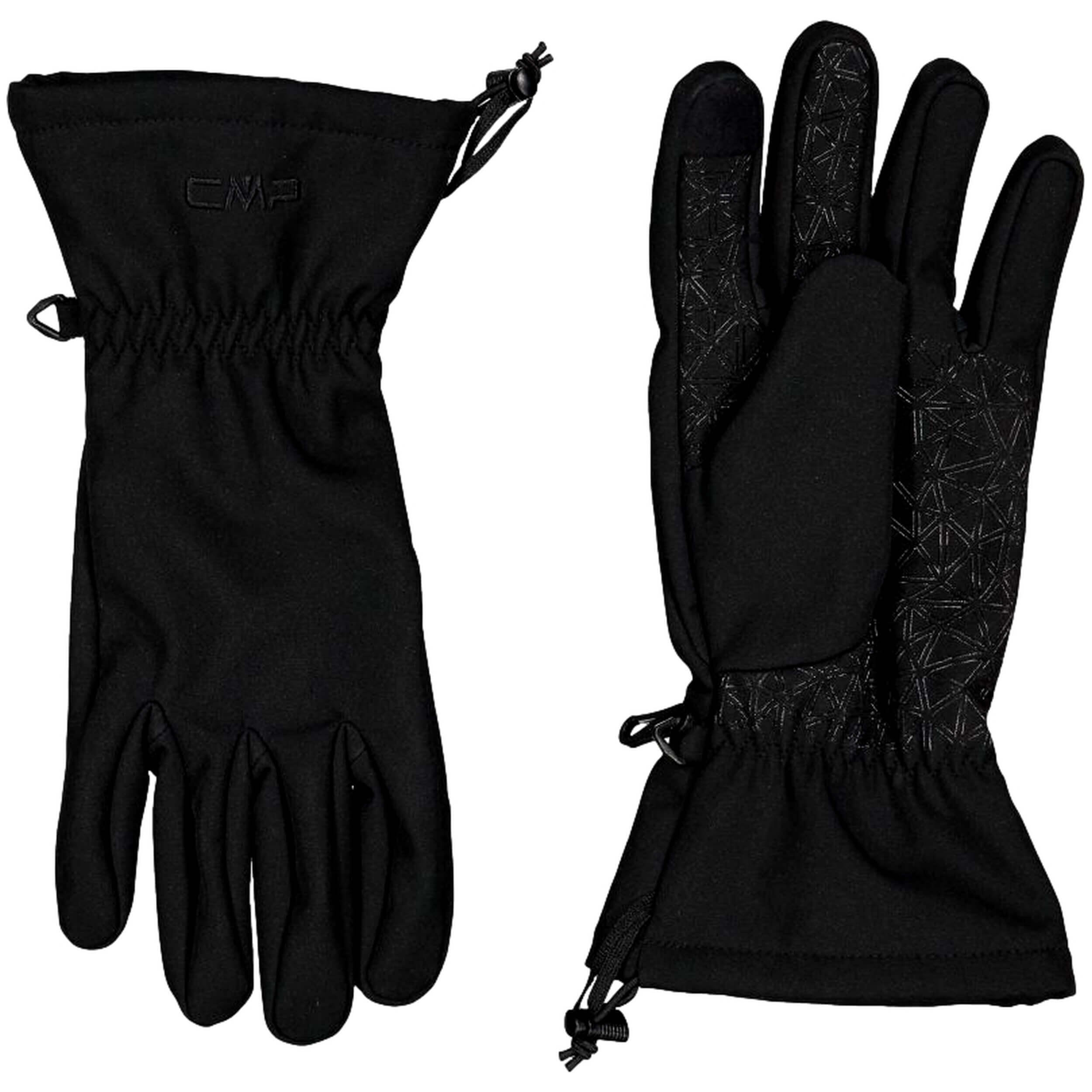 Cmp - Gants Campagnolo Man Softshell Pour Homme - Gants - Noir - 9,5 - Decathlon