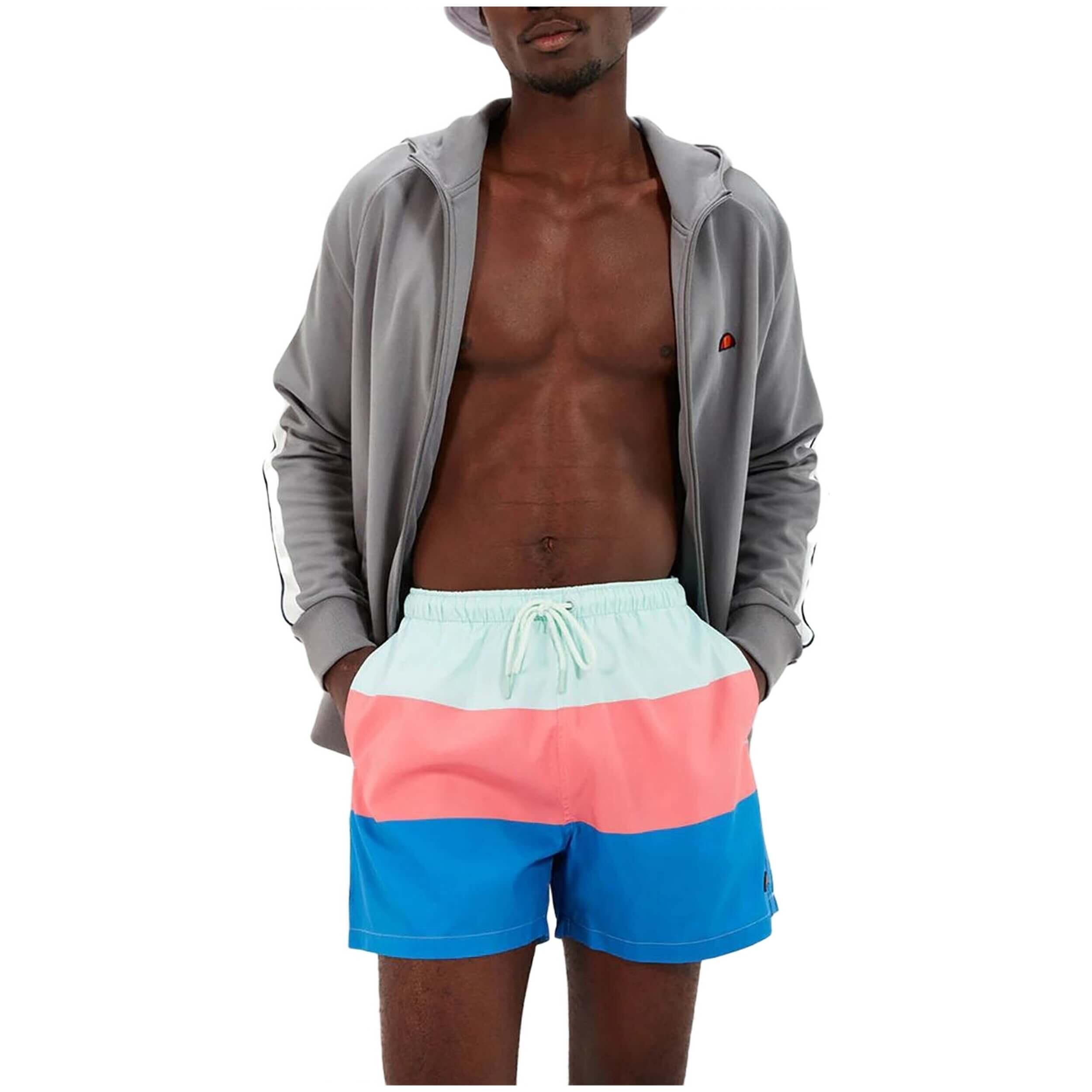 Ellesse - Maillot De Bain Ellesse Vespore Pour Homme - Maillot De Bain 1 Pièce - Multicolore - Decathlon