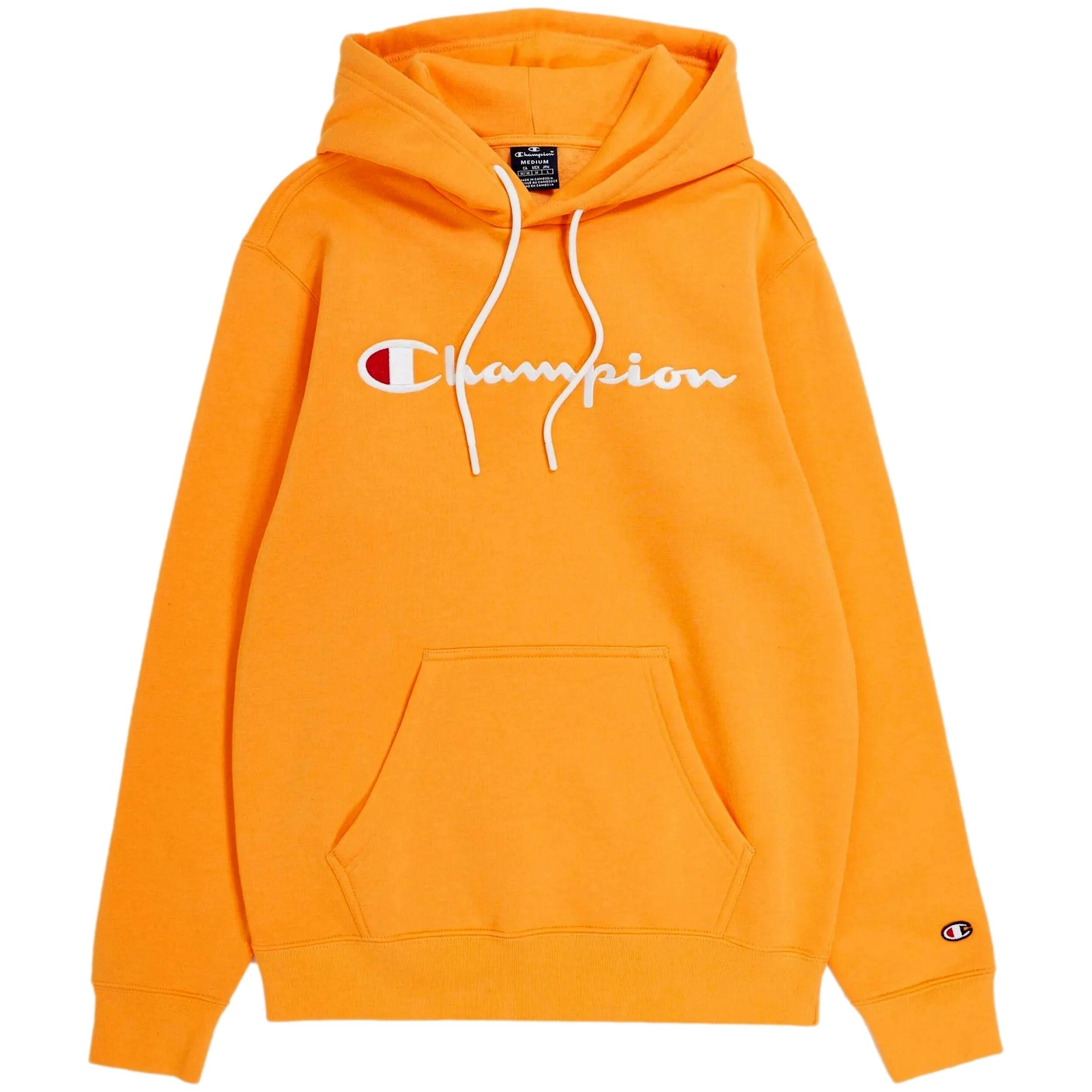 Champion - Sweat À Capuche Champion Modèle 219203-os054 Pour Homme - Sweat-shirt - Orange - Decathlon