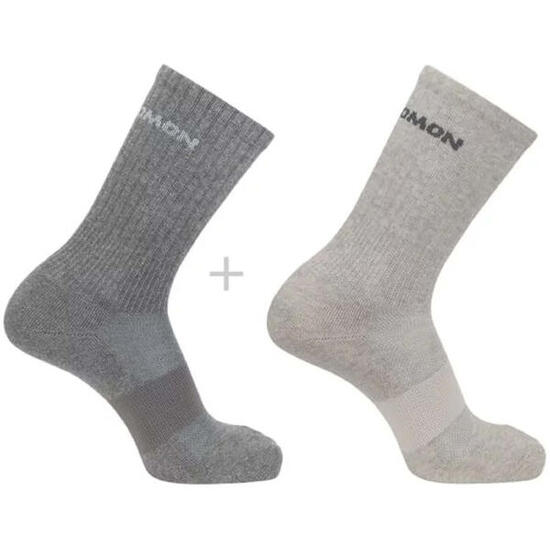 Chaussettes Salomon Evasion 2-Pack Light Gre pour unisexe