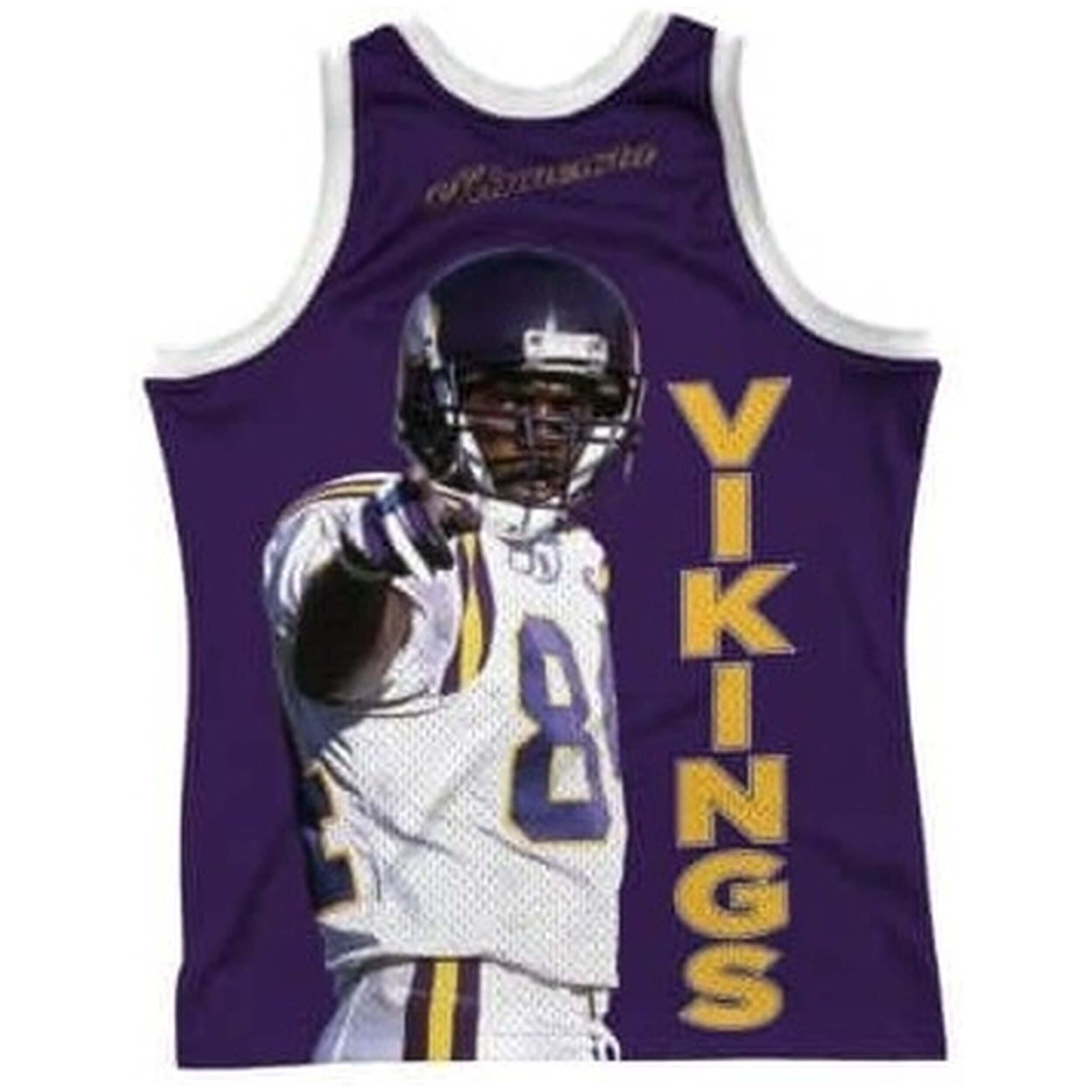 Maillot de basket Mitchell & ness modèle MSTKSC19048-MVIPURPRMO pour homme 2/2