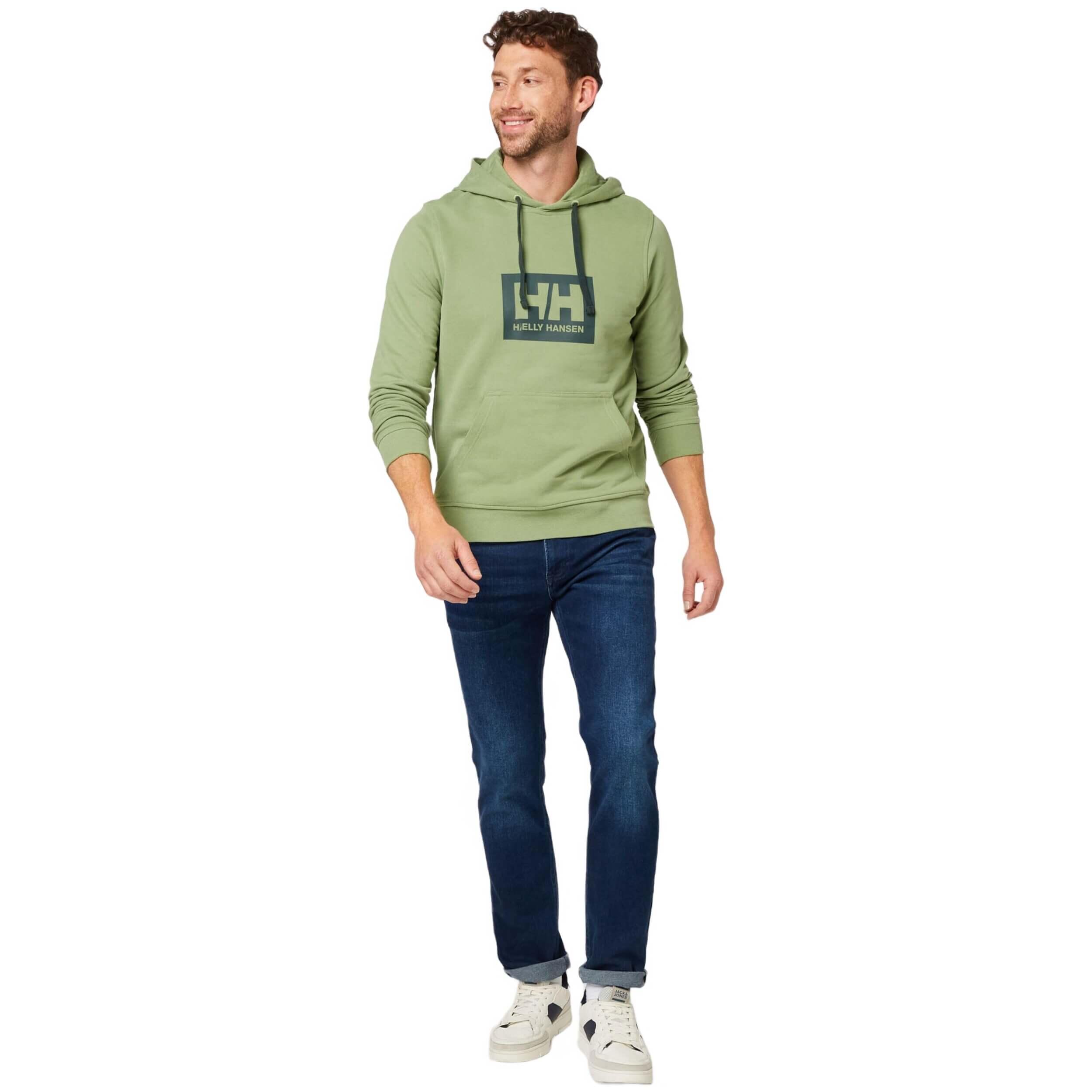 Sweat à capuche homme Helly Hansen 53289 406  Vert 5/6