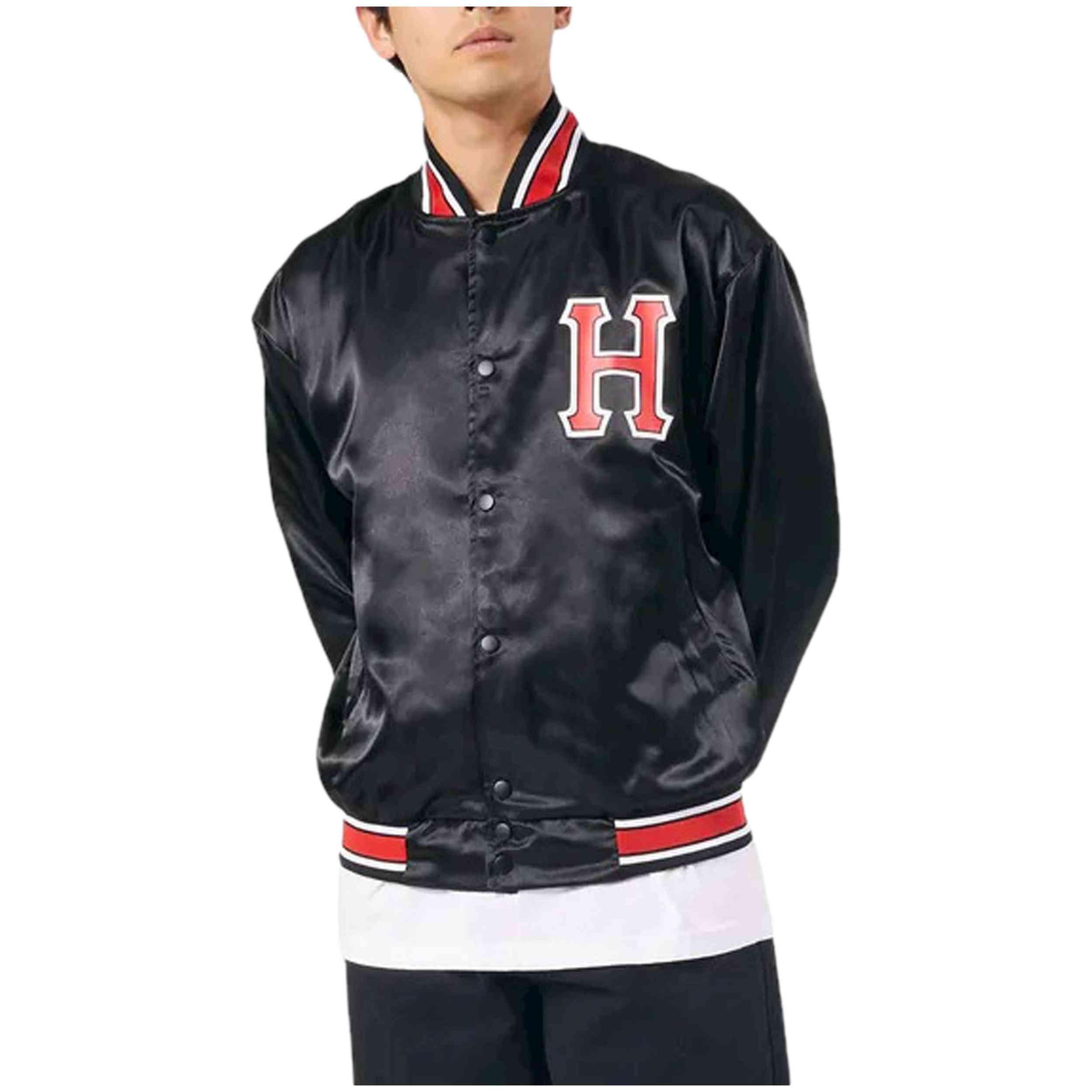 Veste Huf Crackerjack Satin Baseball Jacket pour unisexe 1/4