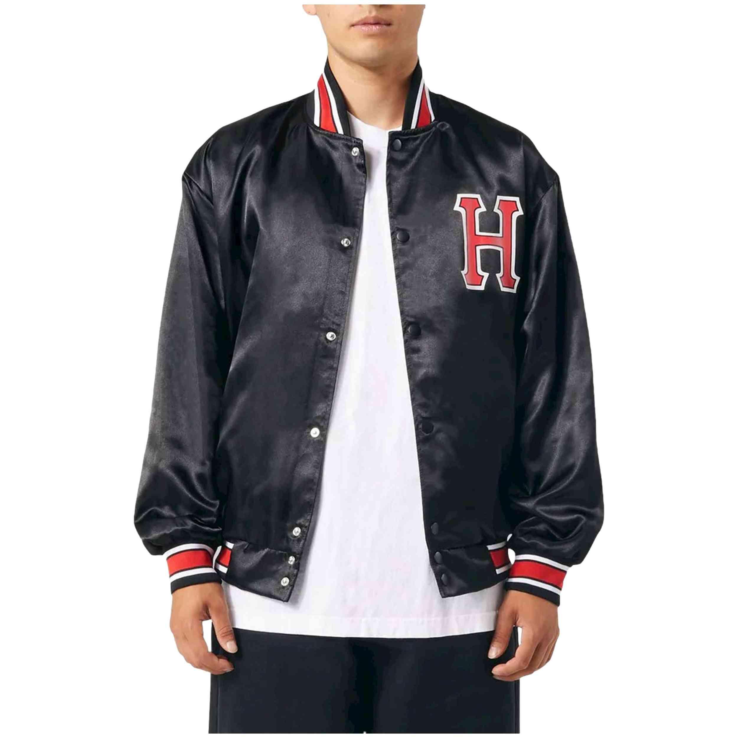 Veste Huf Crackerjack Satin Baseball Jacket pour unisexe 3/4