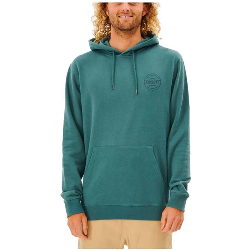 Pull à Capuche Rip Curl Les Esta Pour Homme - Bleu Marine Foncé, Coton Doux
