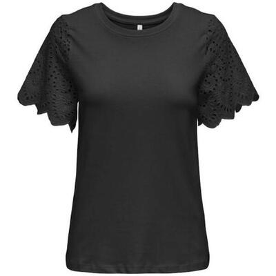 T-shirt met korte mouwen only model 15324887-black voor vrouwen