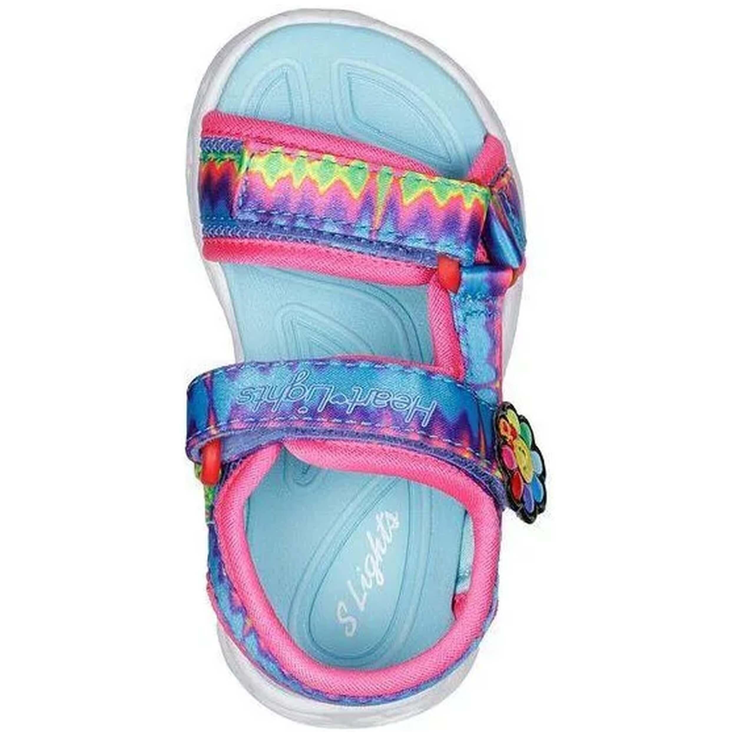 Sandali Skechers modello 302675N MLT per unisex ragazzi 4/5