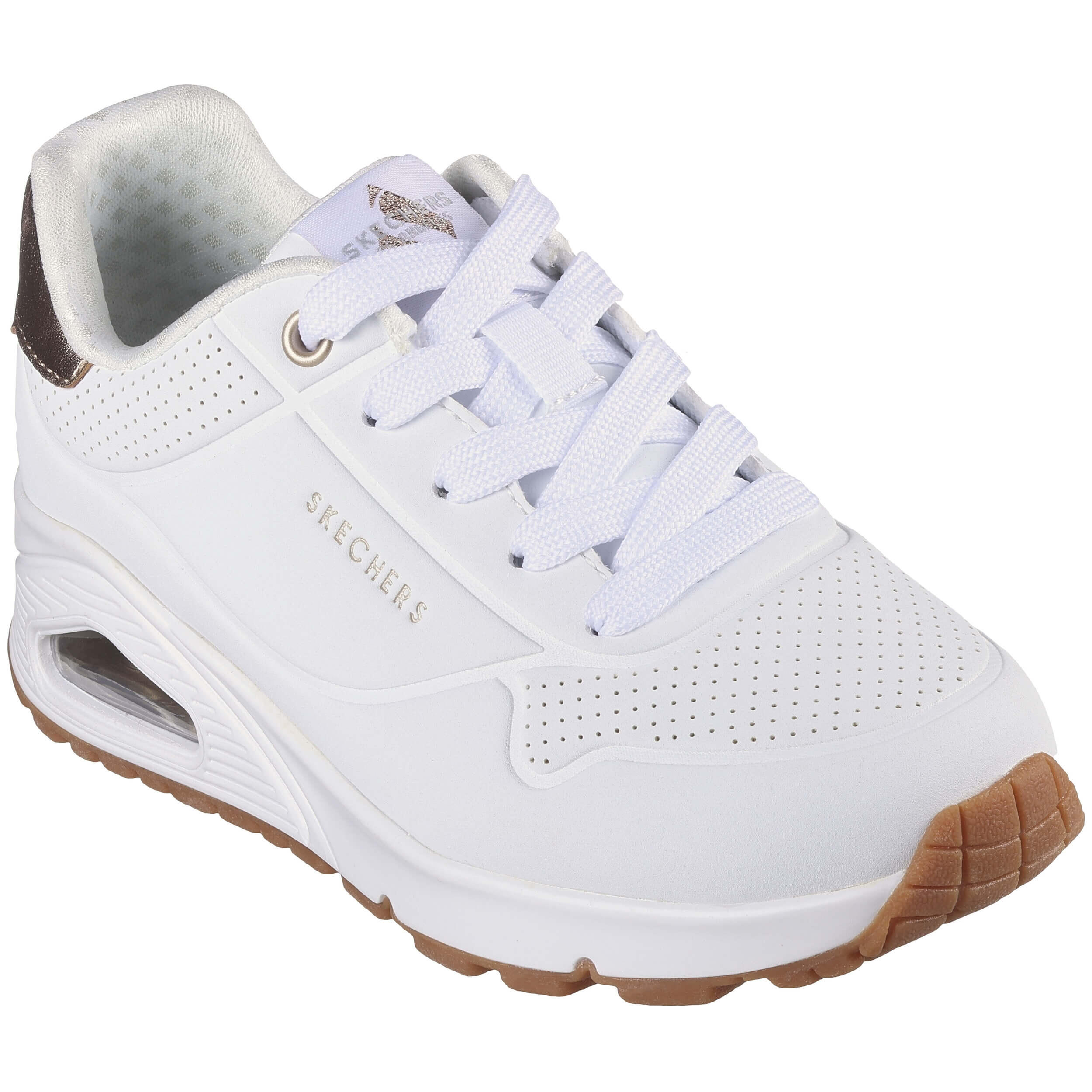 Tênis Brancos Uno Gen1 da Skechers Menina 5/5