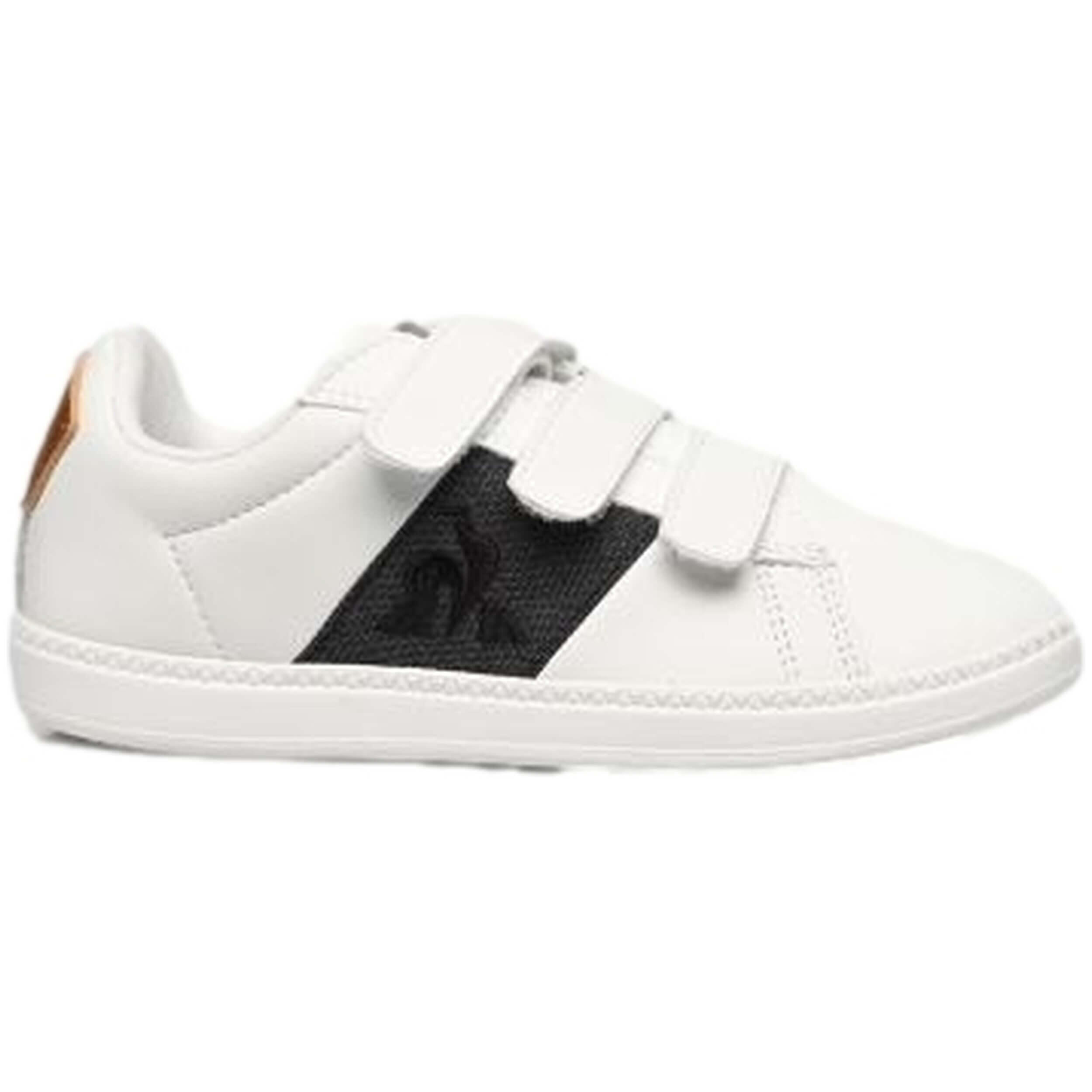 Baskets Le Coq Sportif COURTCLASSIC PS BLACK JEA Blanc 5/5