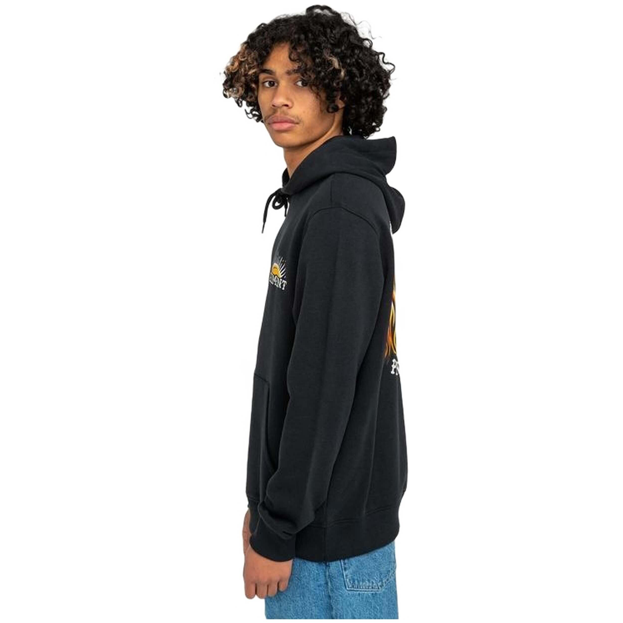 Felpa con cappuccio Element modello ELYSF00159-FBK per unisex 4/5