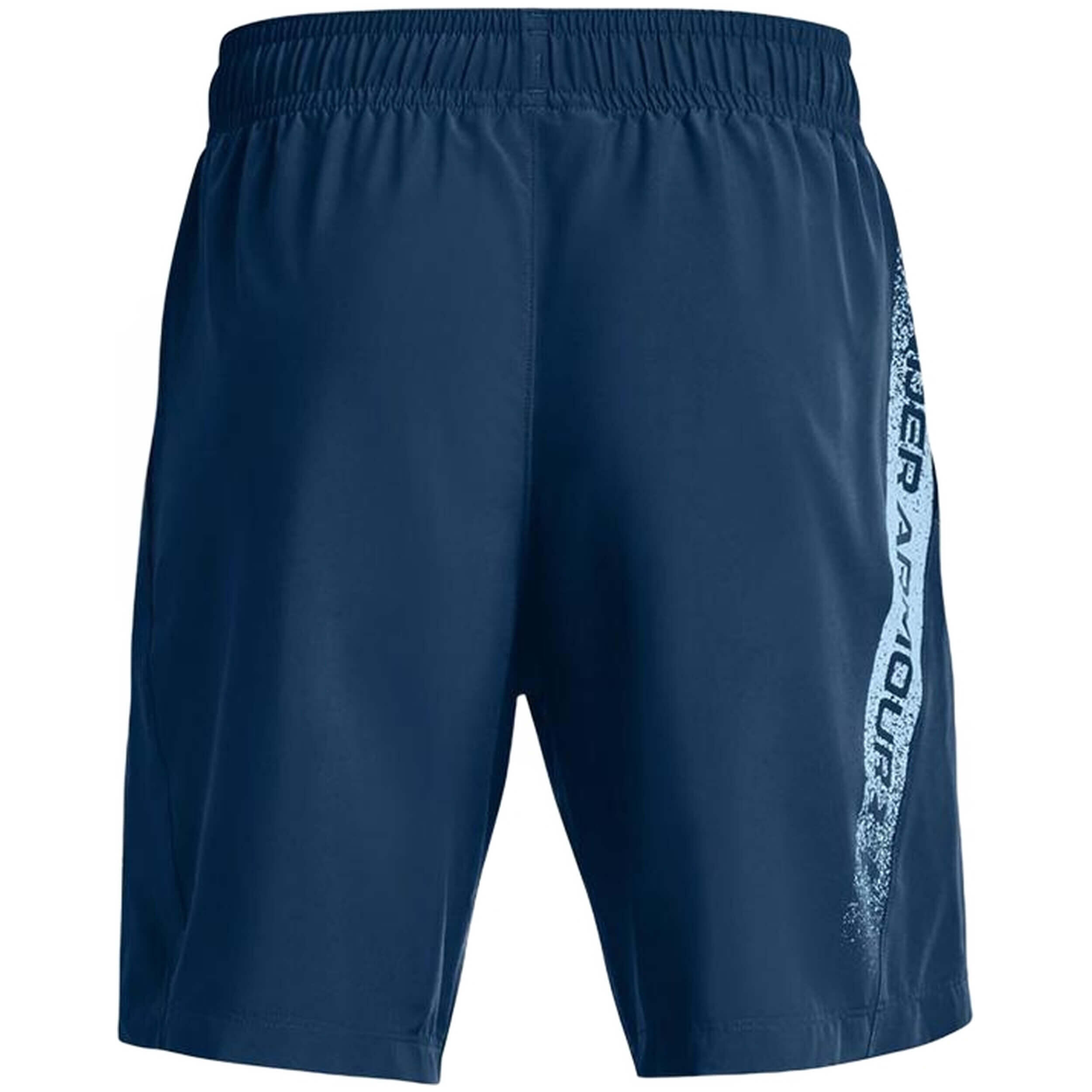 Lekkie niebieskie spodenki męskie Under Armour 2/5