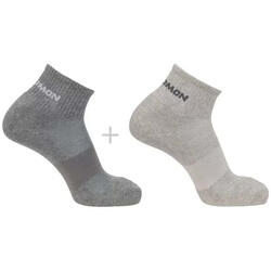 Chaussettes Salomon Evasion Ankle 2-Pack Light Gr pour unisexe