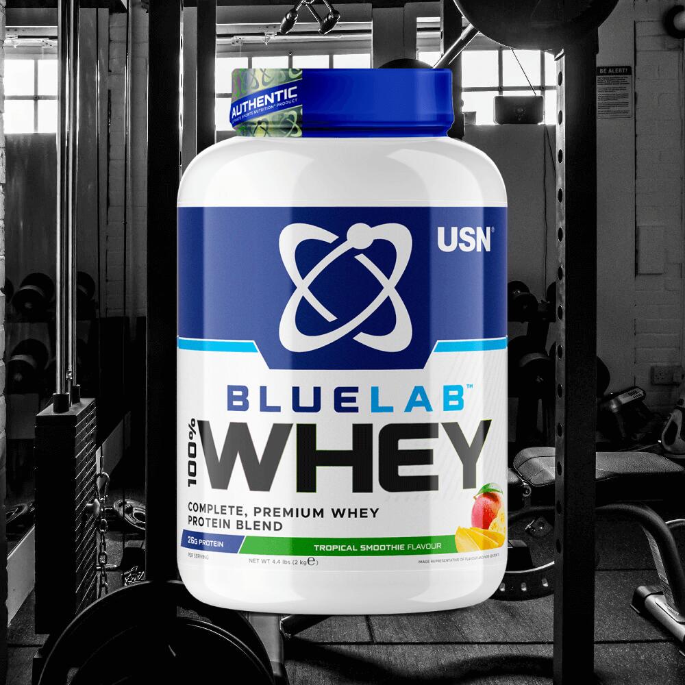 USN Blue Lab Whey (2000g) Tropical Smoothie - Protéines 2/3
