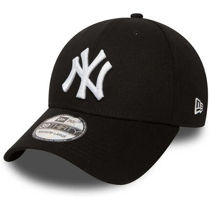 Casquette MLB New York Yankees New Era League Essential 39THIRTY Noir logo blanc