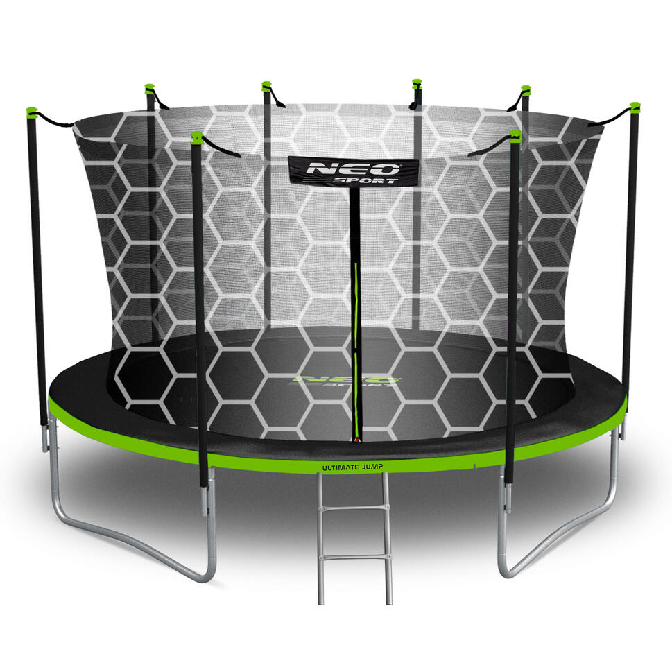 Trampolina ogrodowa z siatką wewnętrzną Neo-Sport 435cm 14ft