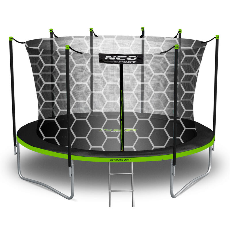 Trampolina ogrodowa z siatką wewnętrzną Neo-Sport 435cm 14ft