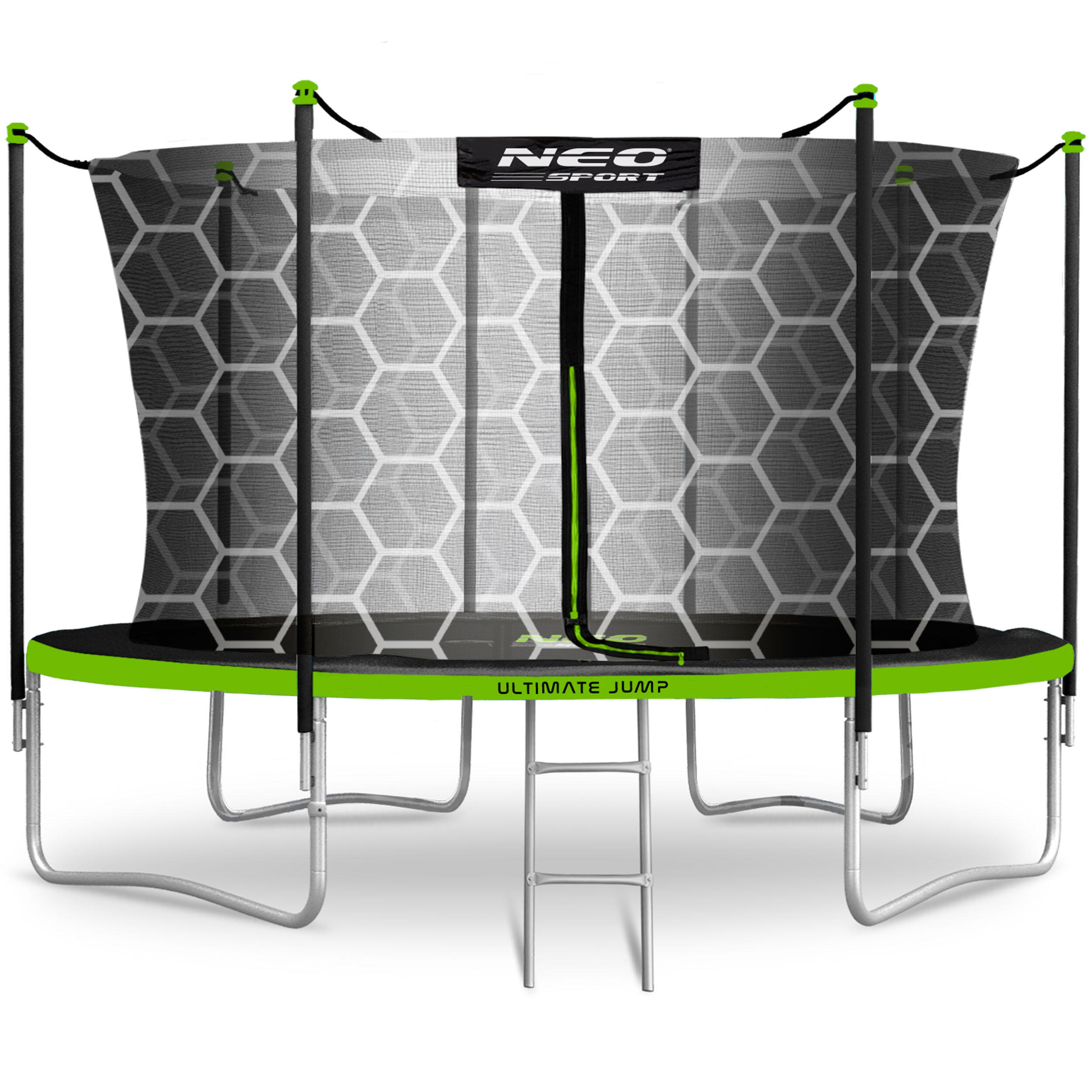 Trampolina ogrodowa z siatką wewnętrzną Neo-Sport 435cm 14ft