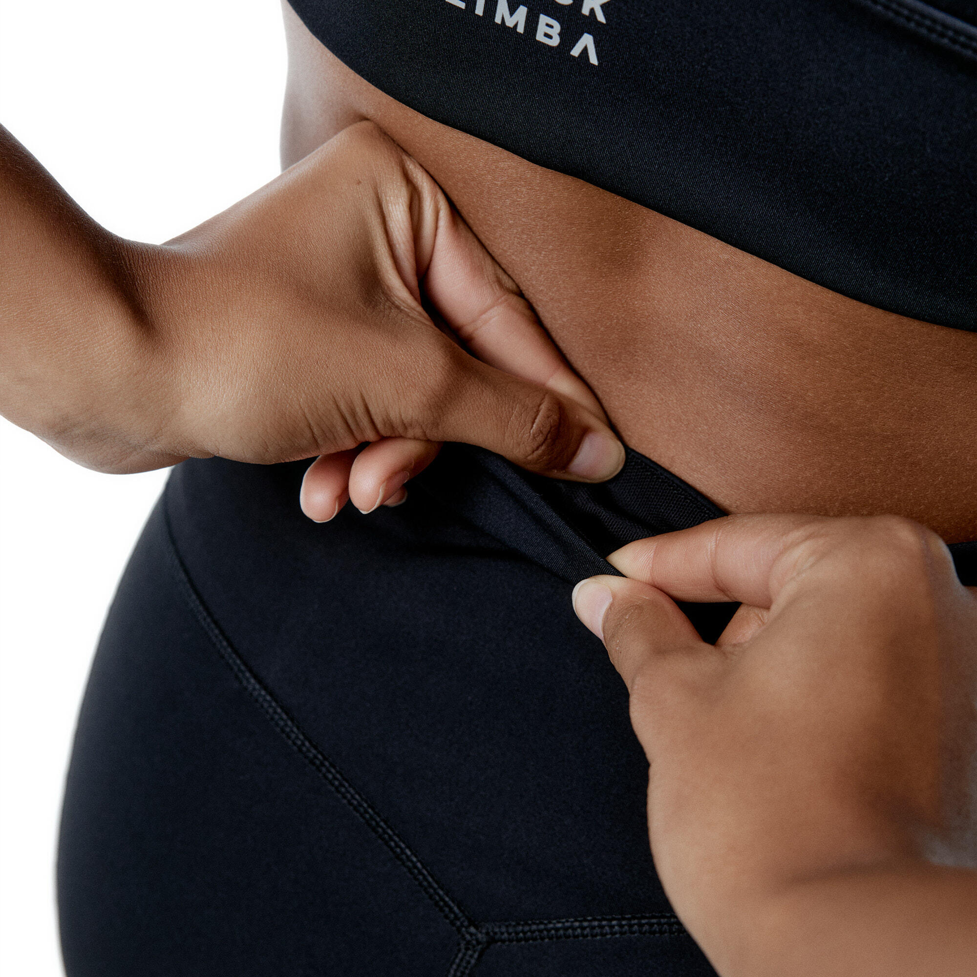 Calções desportivos Synergy das mulher Black Limba 3/6