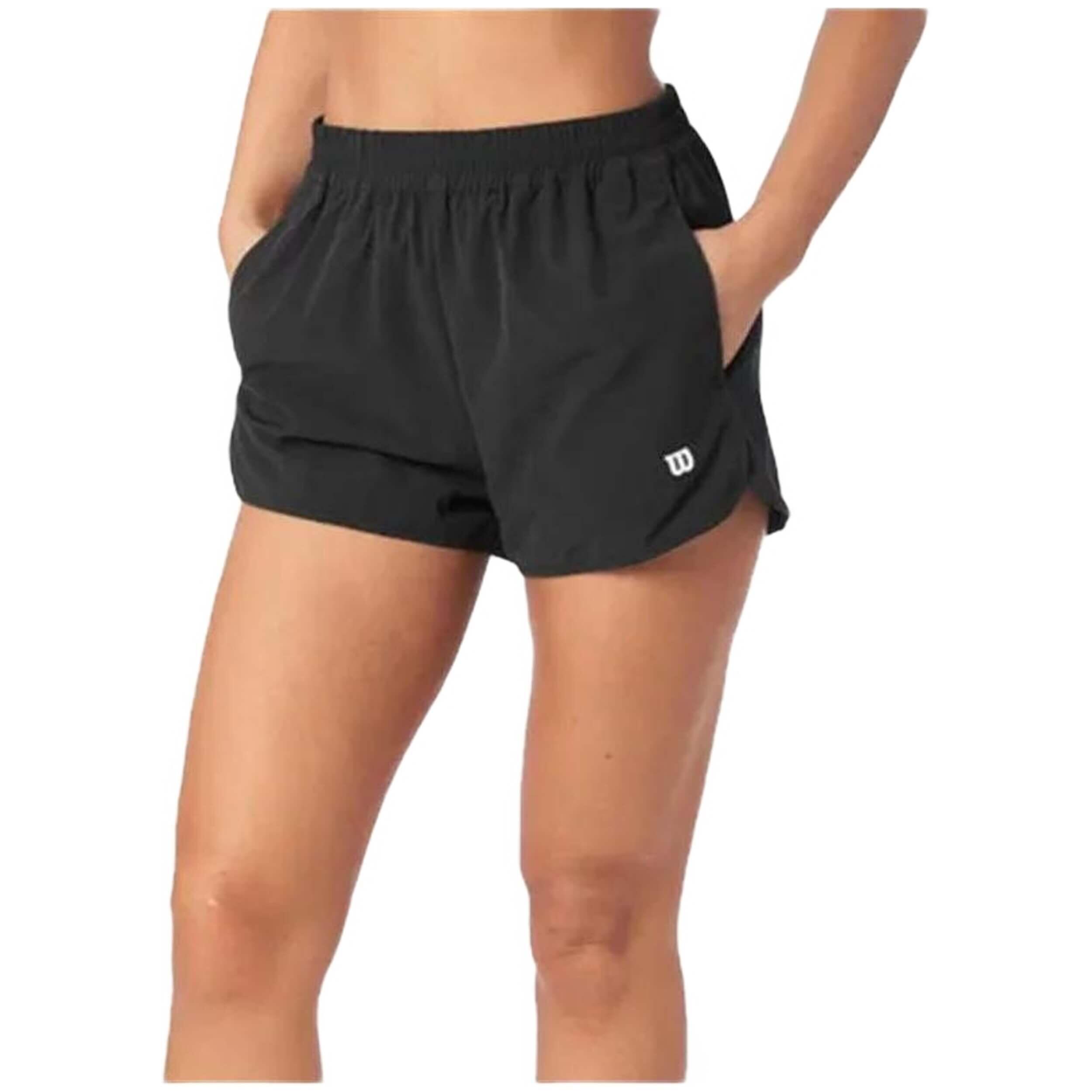 Wilson - Team Short Femme Noir - Short - Multicolore|noir - Decathlon