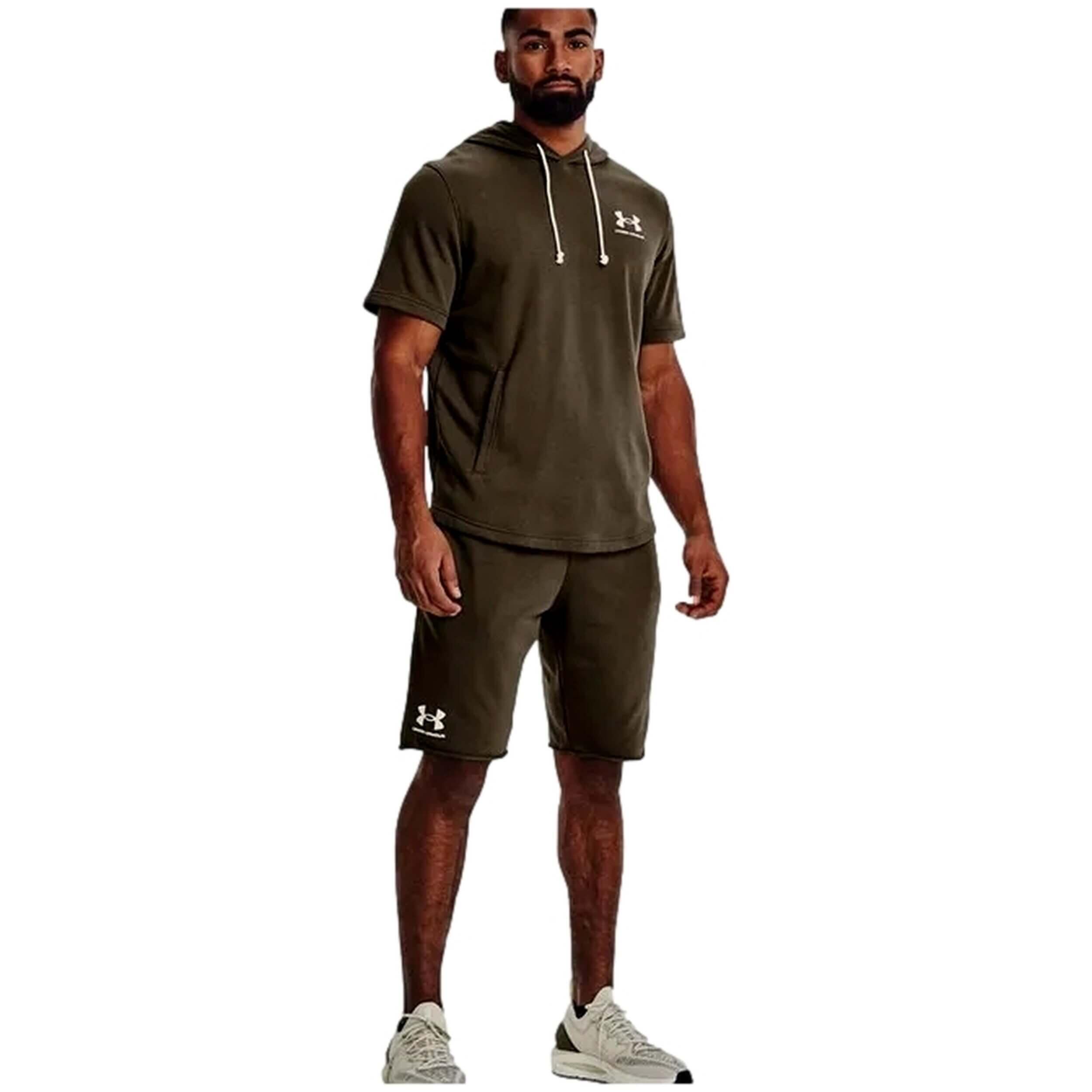 Calções Under armour Rival Terry para homem 5/5
