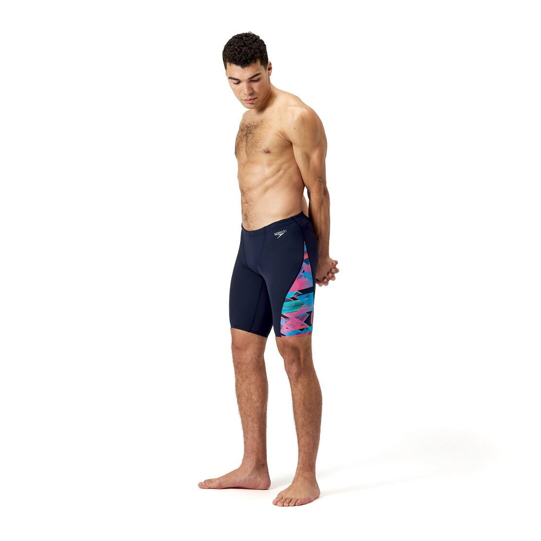 Maillot de bain Speedo Allover Digi V-Cut Noir/Rouge 4/10