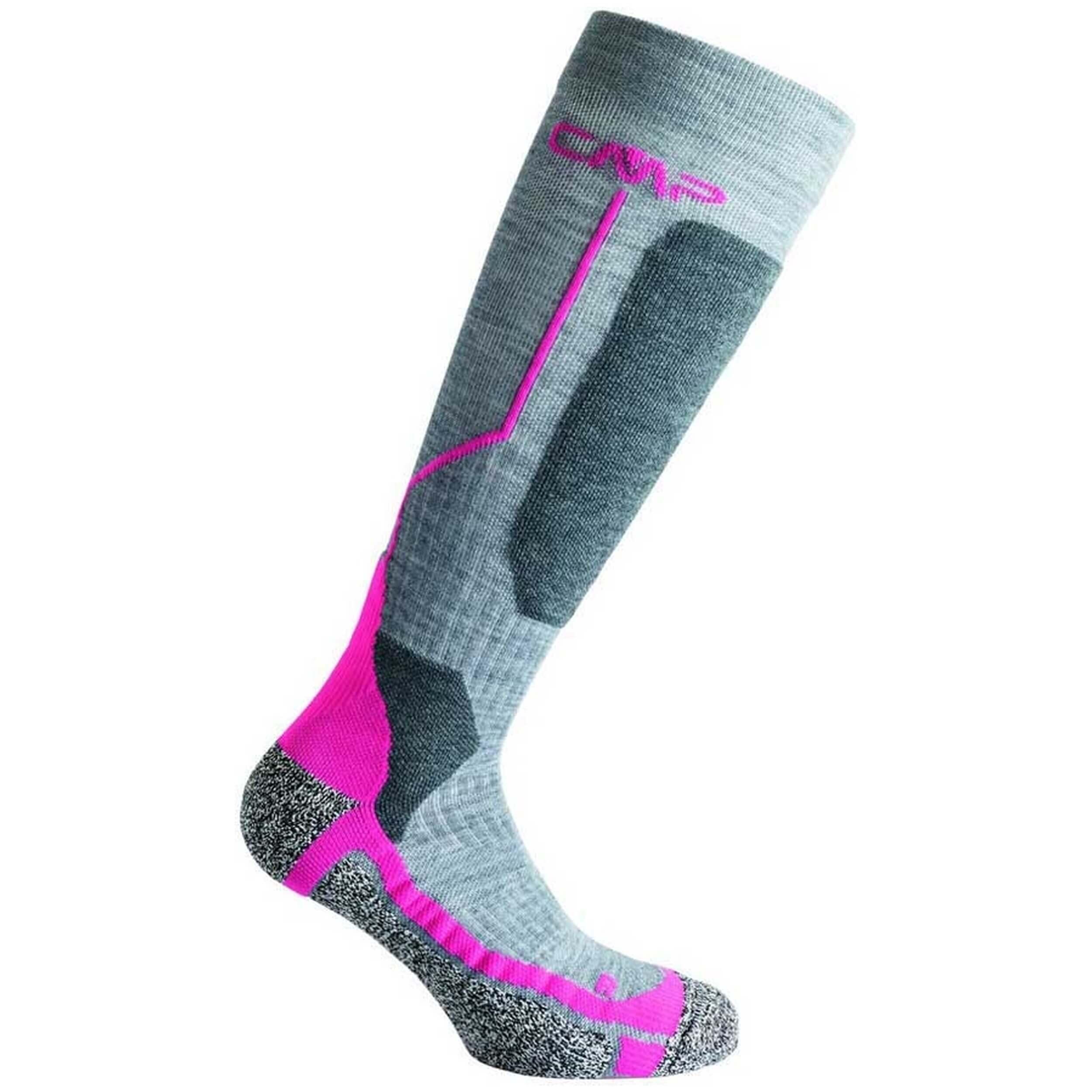 Chaussettes de ski enfant CMP, en laine, respirantes et confortables 2/2
