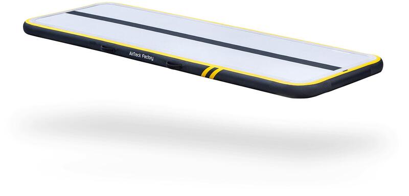 Colchoneta de gimnasia hinchable AirTrack 300 x 100 x 10 cm negra
