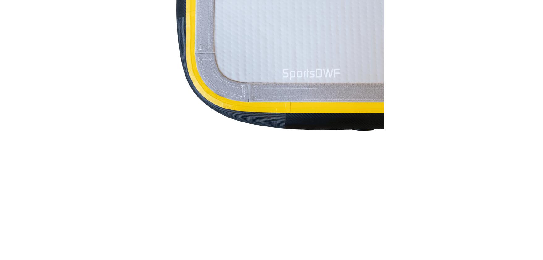 Tapis de gymnastique gonflable AirTrack 500 x 140 x 20 cm noir 3/5